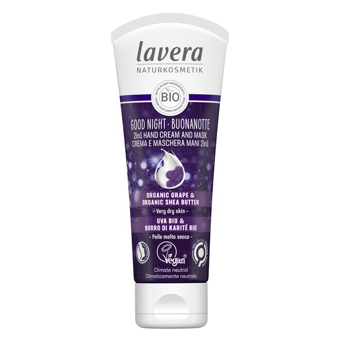 Crema Y Máscara De Manos 2 En 1 Good Night Lavera Very Dry Skin - Venta Internacional.