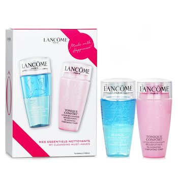 Set Limpiador Lancome Bi-facil 75 Ml + Confort Tonique 75 Ml - 2 Unidades - Venta Internacional.