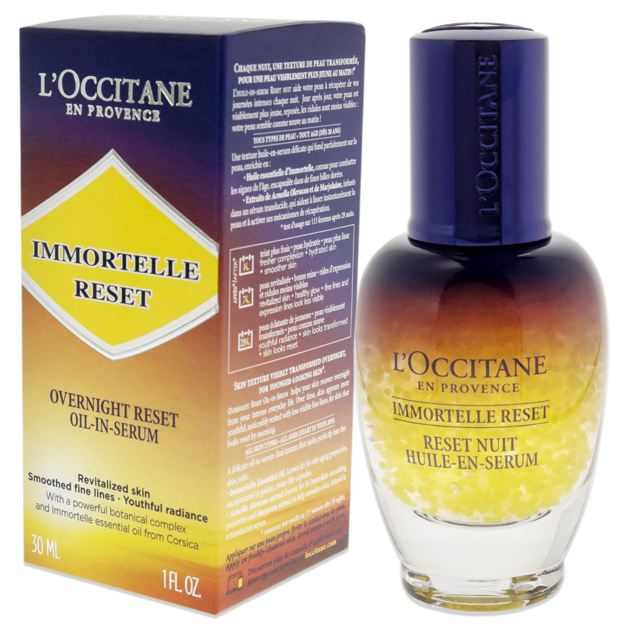 Foto 5 pulgar | Sérum Oleoso Nocturno Immortelle Reset De Loccitane Para Muj - Venta Internacional.