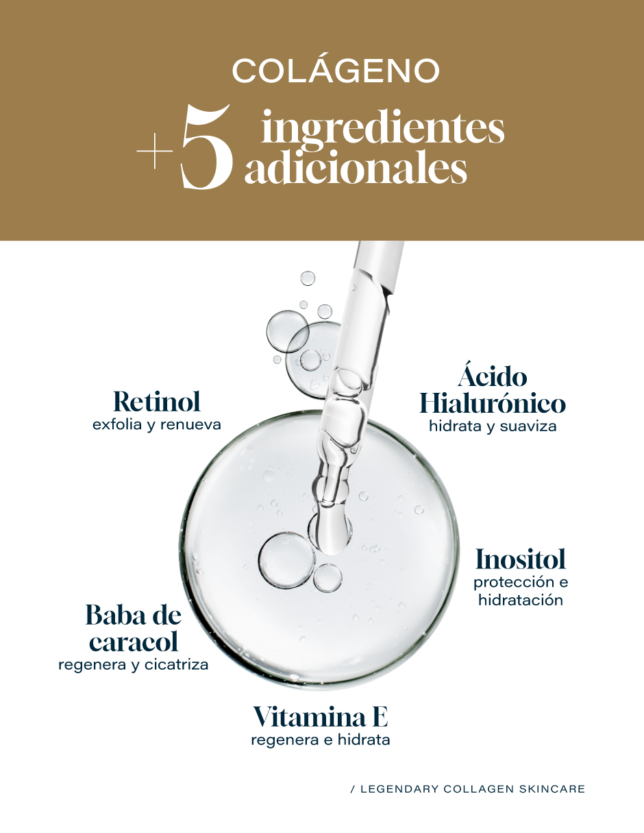 Foto 4 pulgar | Kit 2 Serum Facial Antiarrugas Baba De Caracol Retinol Collagenic
