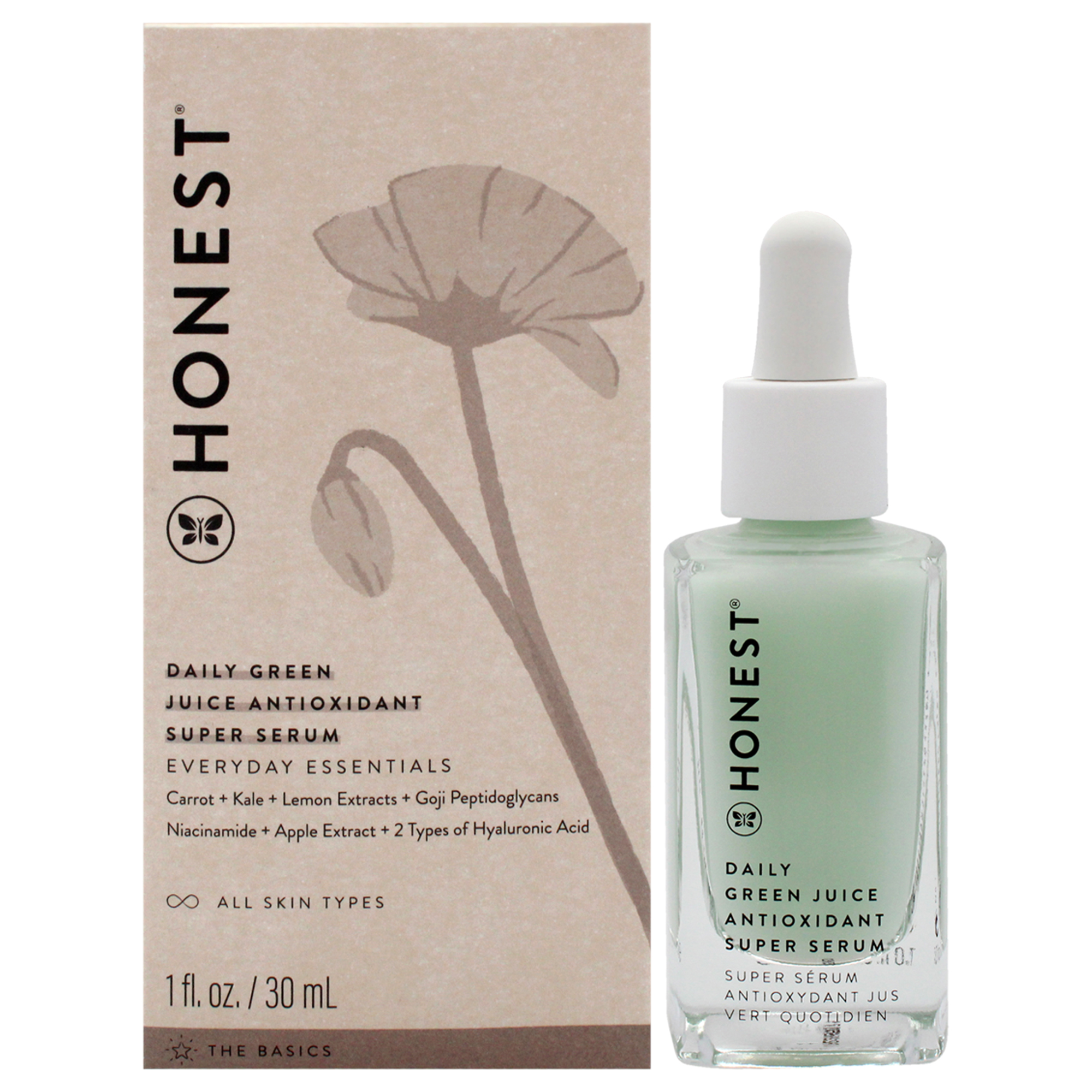 Foto 1 | Sérum Honest Daily Green Juice Antioxidante Super 30 Ml - Venta Internacional.