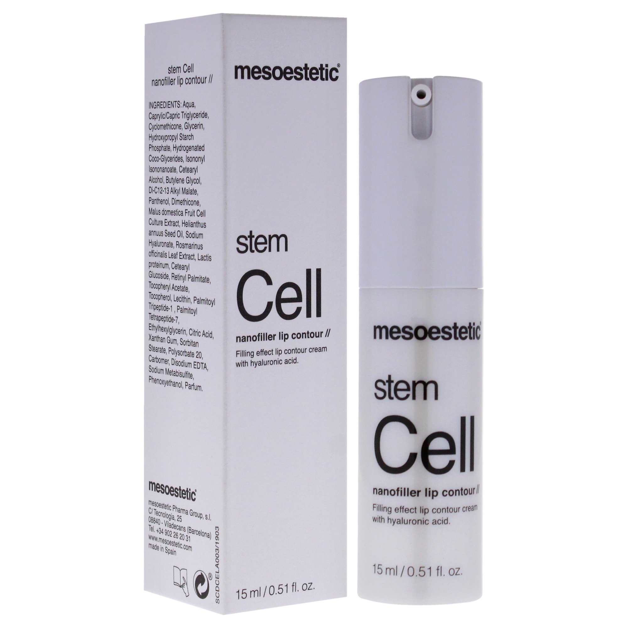 Foto 4 pulgar | Crema Para Contorno De Labios Mesoestetic Stem Cell Nanofiller 15 Ml 0,5 Ml - Venta Internacional.