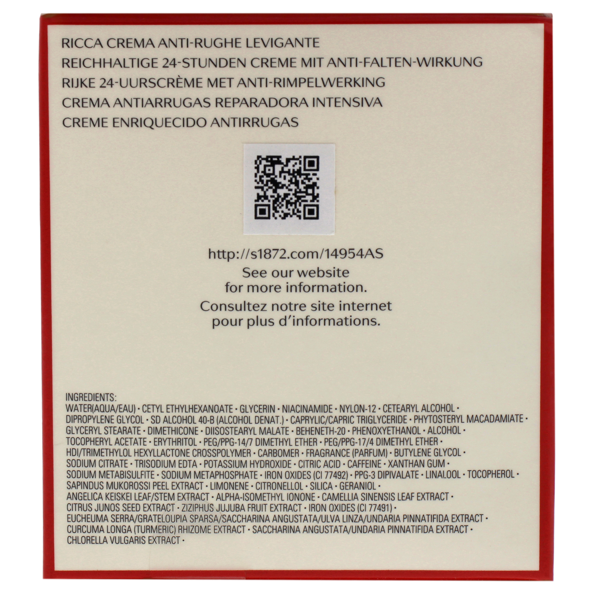 Foto 7 | Crema Shiseido Benefiance Suavizante de Arrugas  50 ml - Venta Internaciona