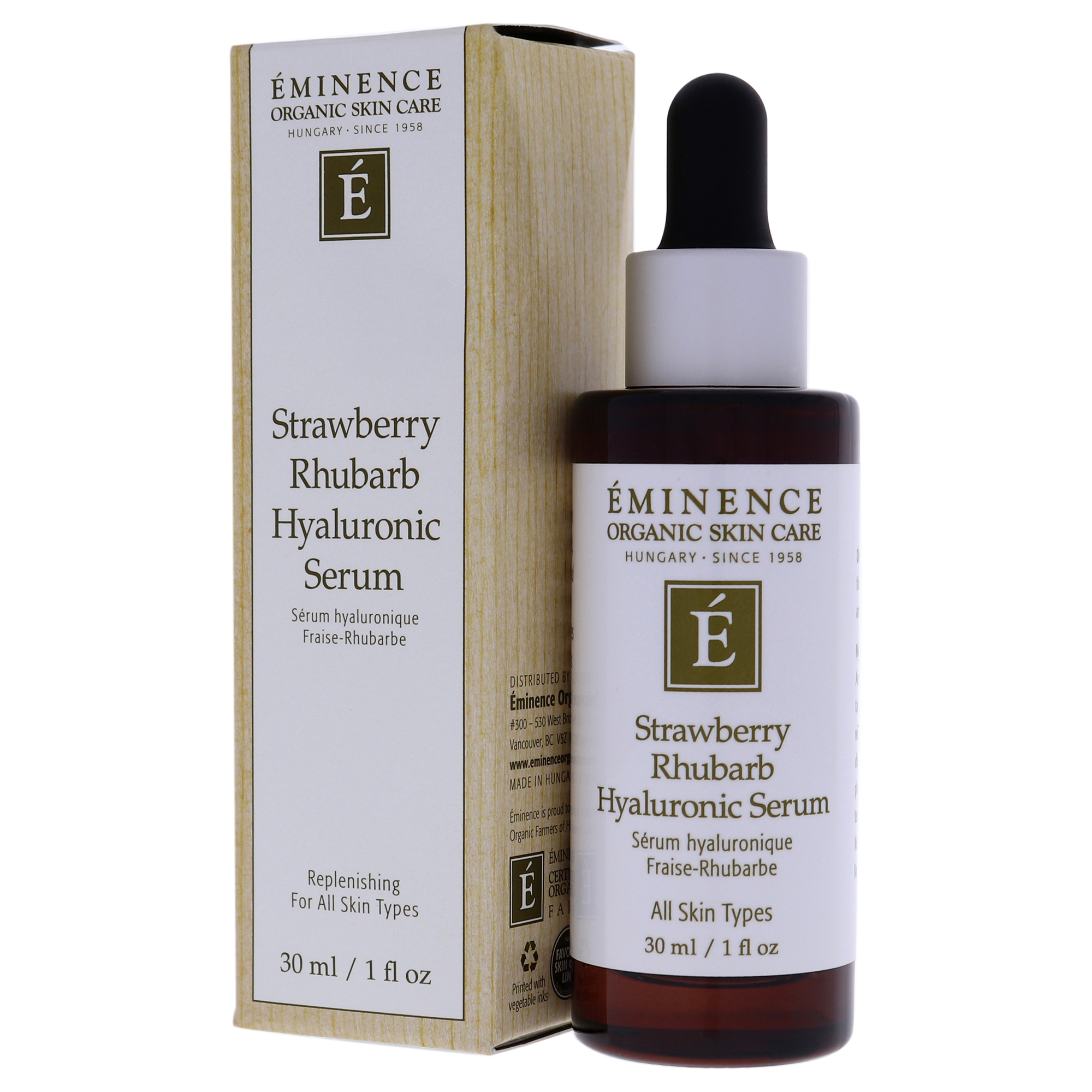 Foto 5 pulgar | Serum Eminence Hialurónico De Fresa Y Ruibarbo 30 Ml - Venta Internacional.
