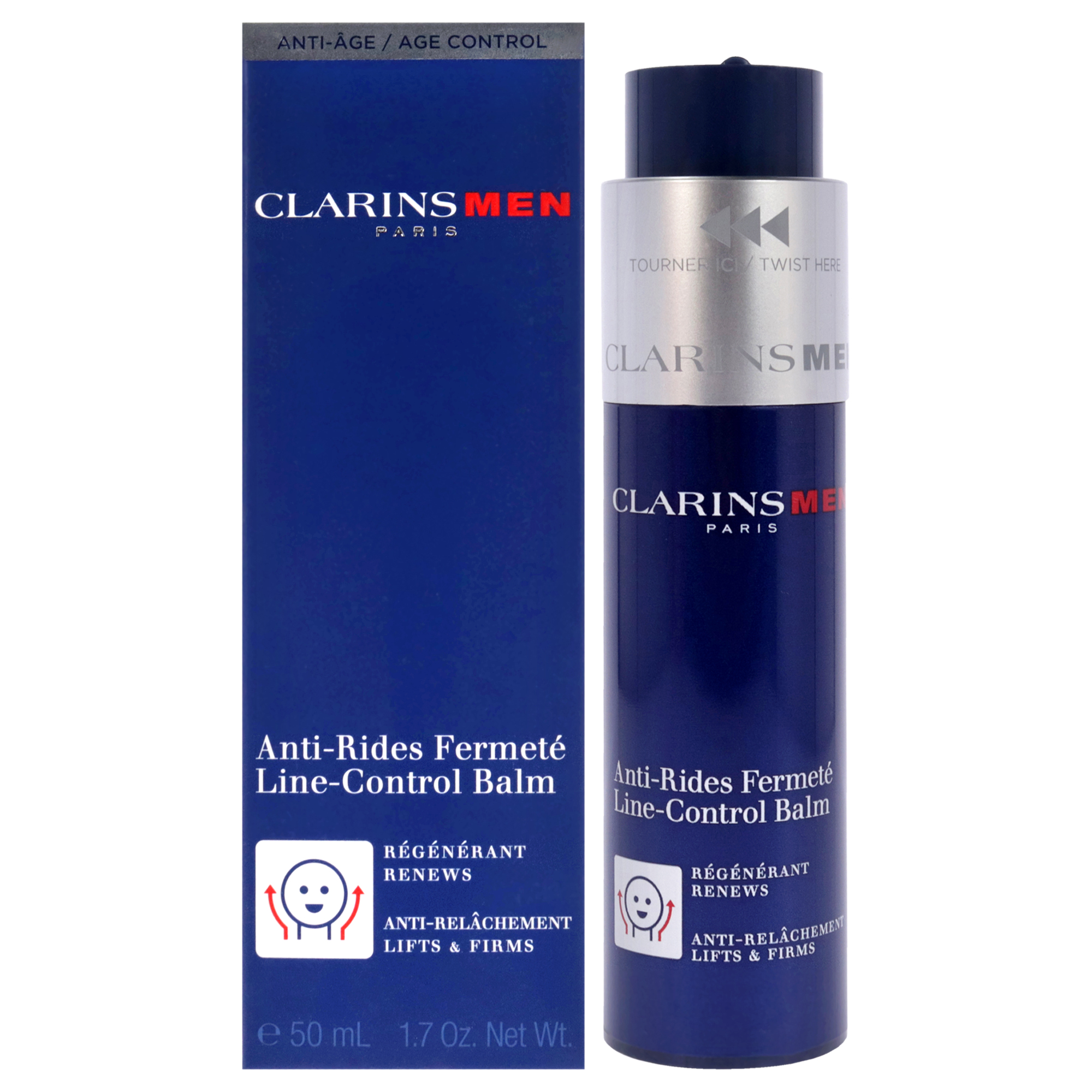 Bálsamo Hidratante Clarins Line-control Para Hombre 50 Ml - Venta Internacional.