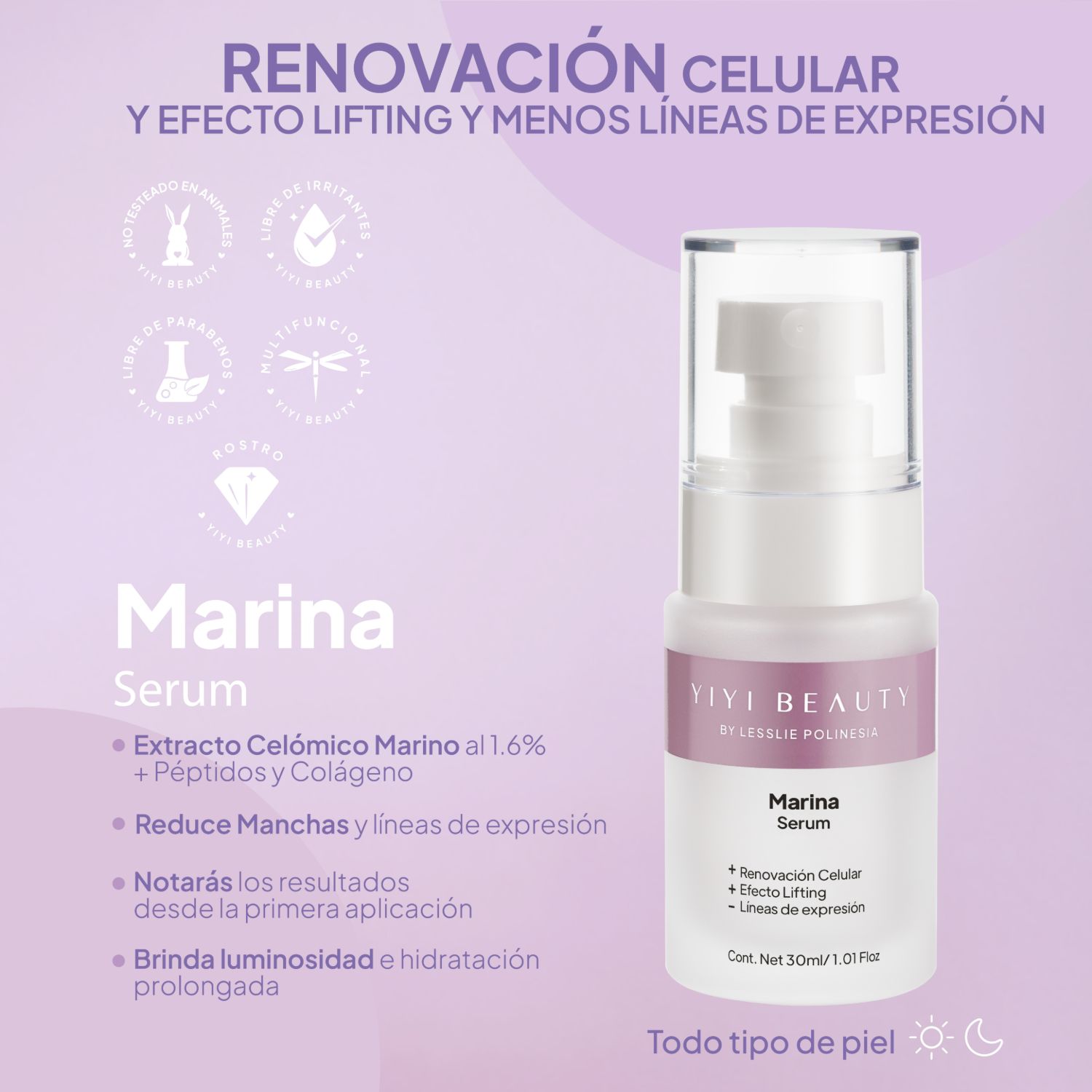 Foto 5 pulgar | Kit Serum Juventud Suero Facial Marina + Retinoide