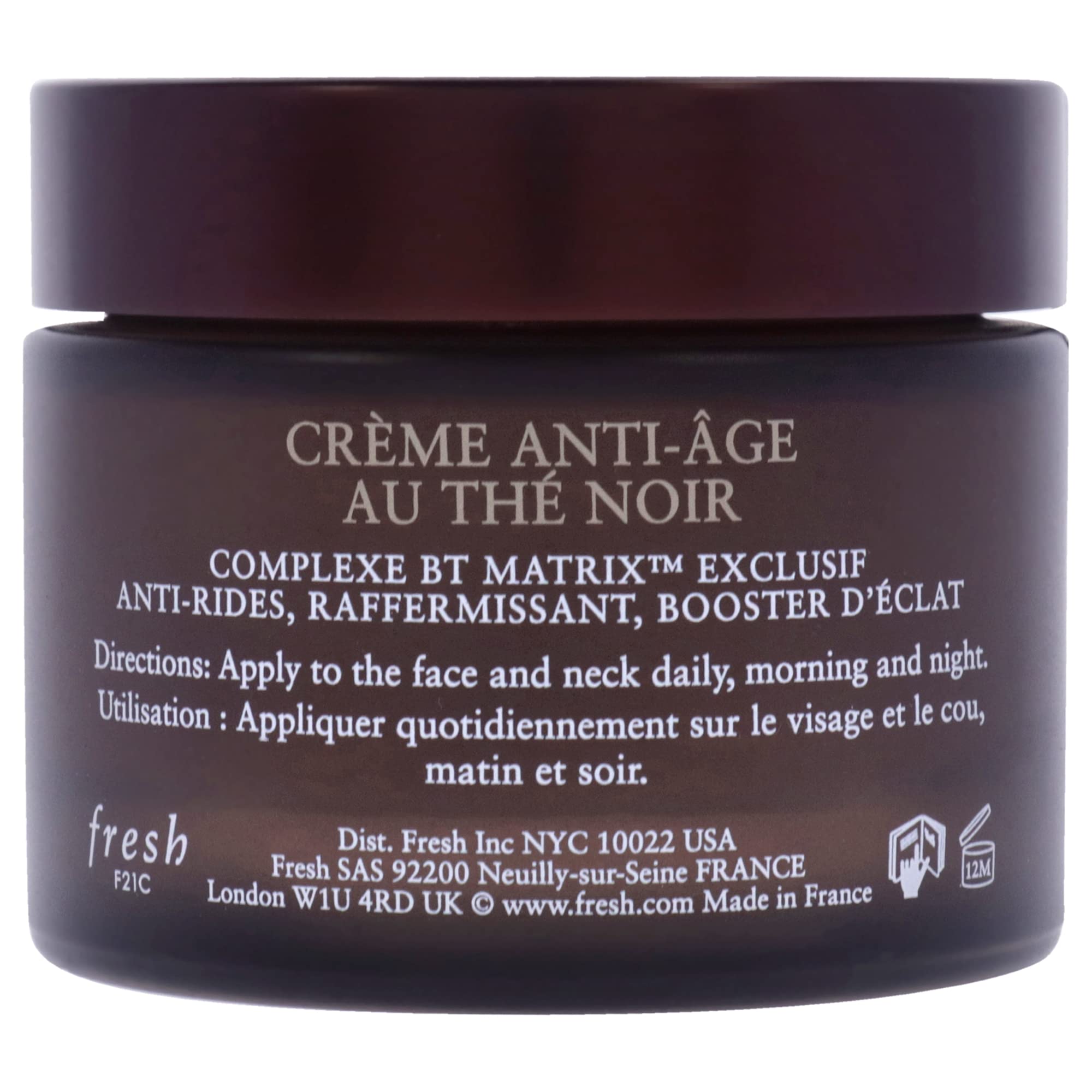 Foto 3 pulgar | Cream Fresh Black Tea Advanced Age Renewal, 50 Ml, Para Mujeres - Venta Internacional.