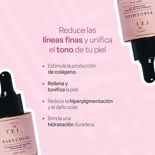 Foto 2 | Serum Facial Teia Cosméticos 2% Bakuchiol Alternativa Vegana Al Retinol Antiedad