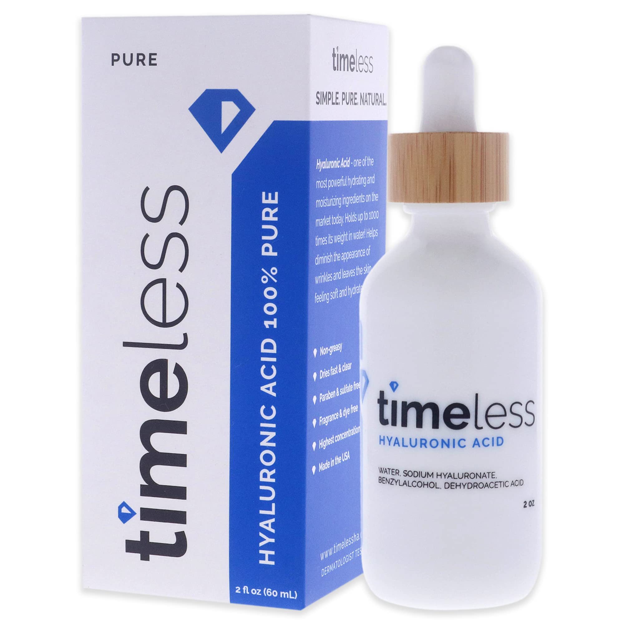 Foto 5 pulgar | Sérum Timeless Skin Care De Ácido Hialurónico 100% Puro, 60 Ml, Unisex - Venta Internacional.