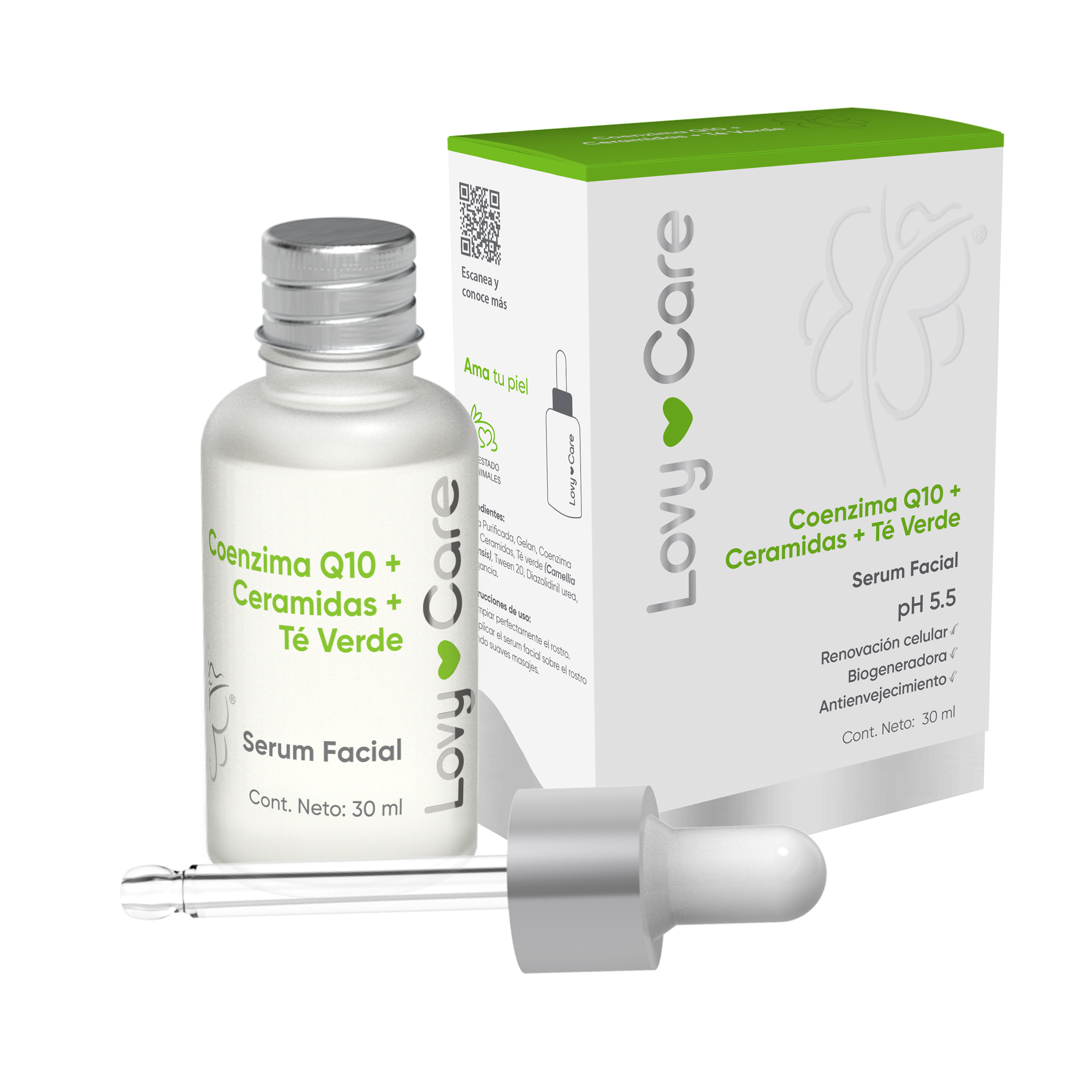 Foto 1 | Sérum Facial Coenzina Q10 + Ceramidas + Té Verde