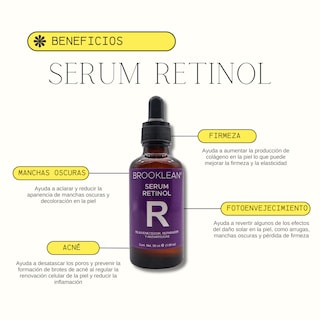 Foto 3 | Kit De 2 Brooklean Serum R Regenerador Antiarrugas