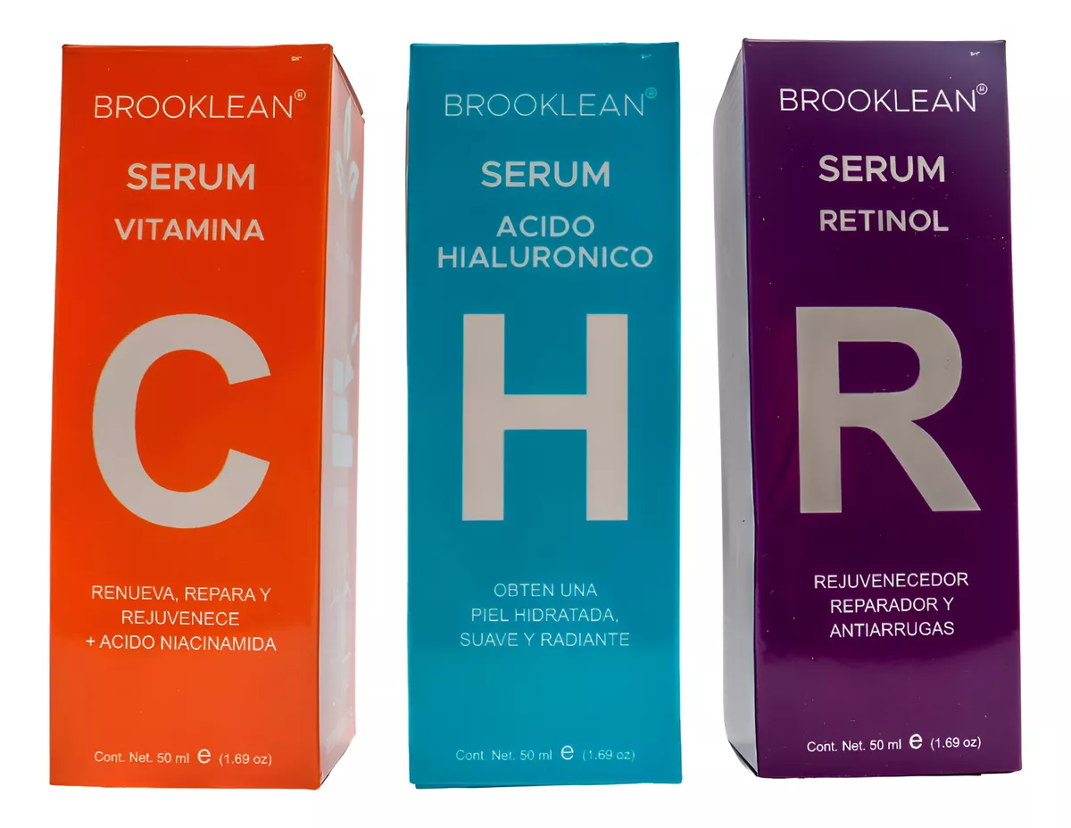 Foto 2 | Kit Brooklean Serum H + Serum C + Serum R