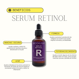 Foto 6 | Kit X 3 Serum R Retinol Antiarrugas 50ml Brooklean