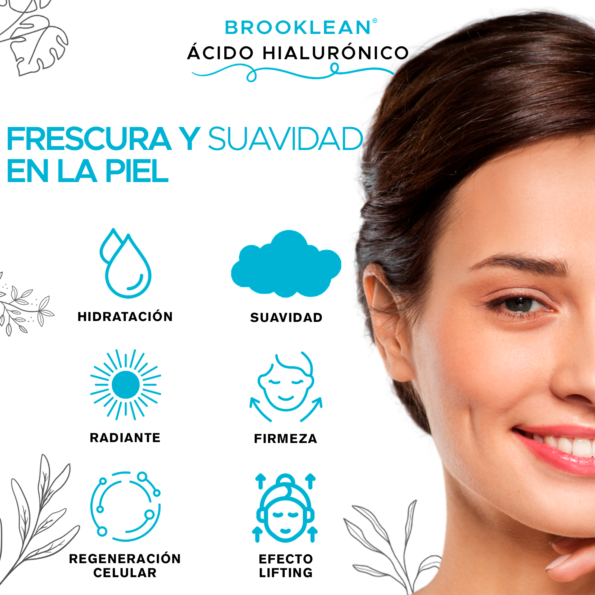 Foto 4 pulgar | Brooklean Serum H Hialuronico