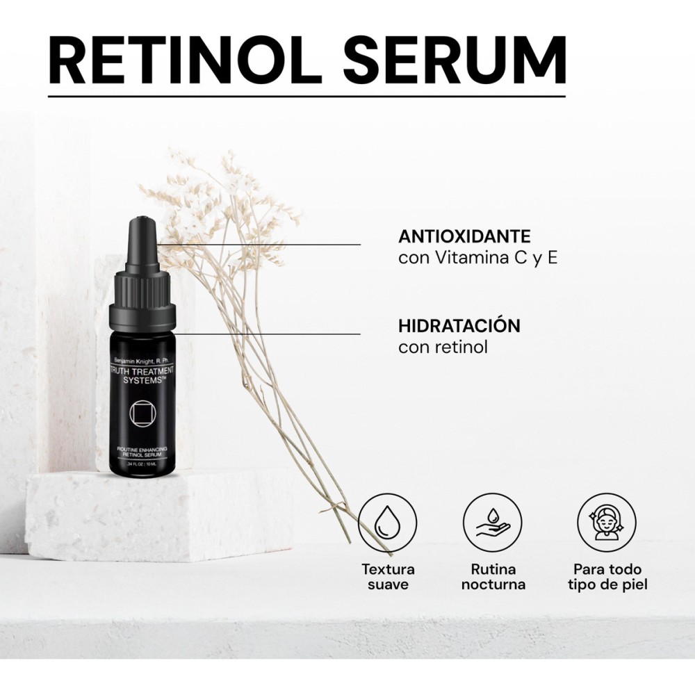 Foto 3 pulgar | Skincare Truth Routine Enhancing Retinol Serum Color Negro 10 Ml