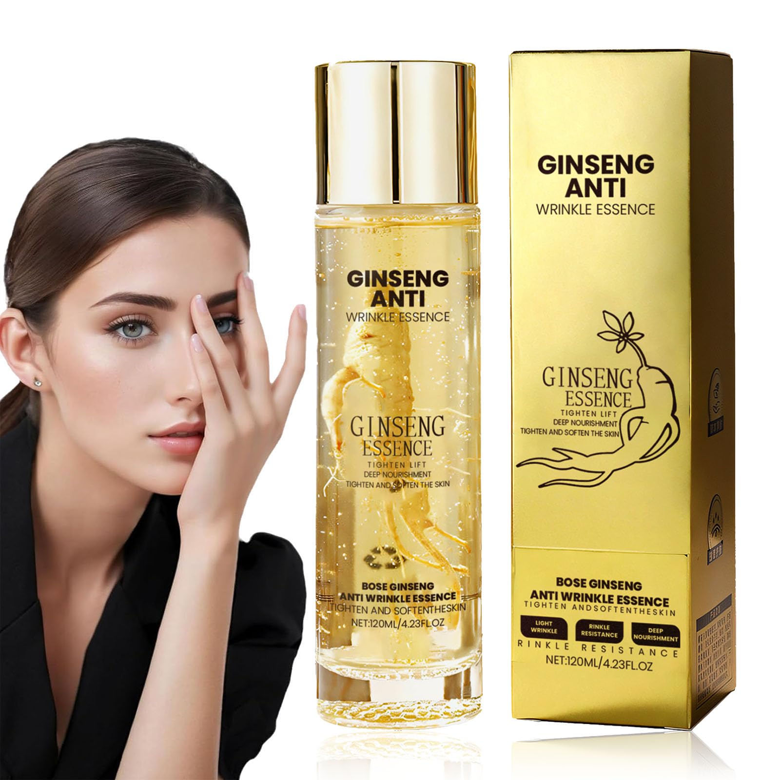 Foto 2 pulgar | Serum Essence Ginseng, Antiarrugas, Hidratante, 120 Ml, Para Toda La Piel - Venta Internacional.
