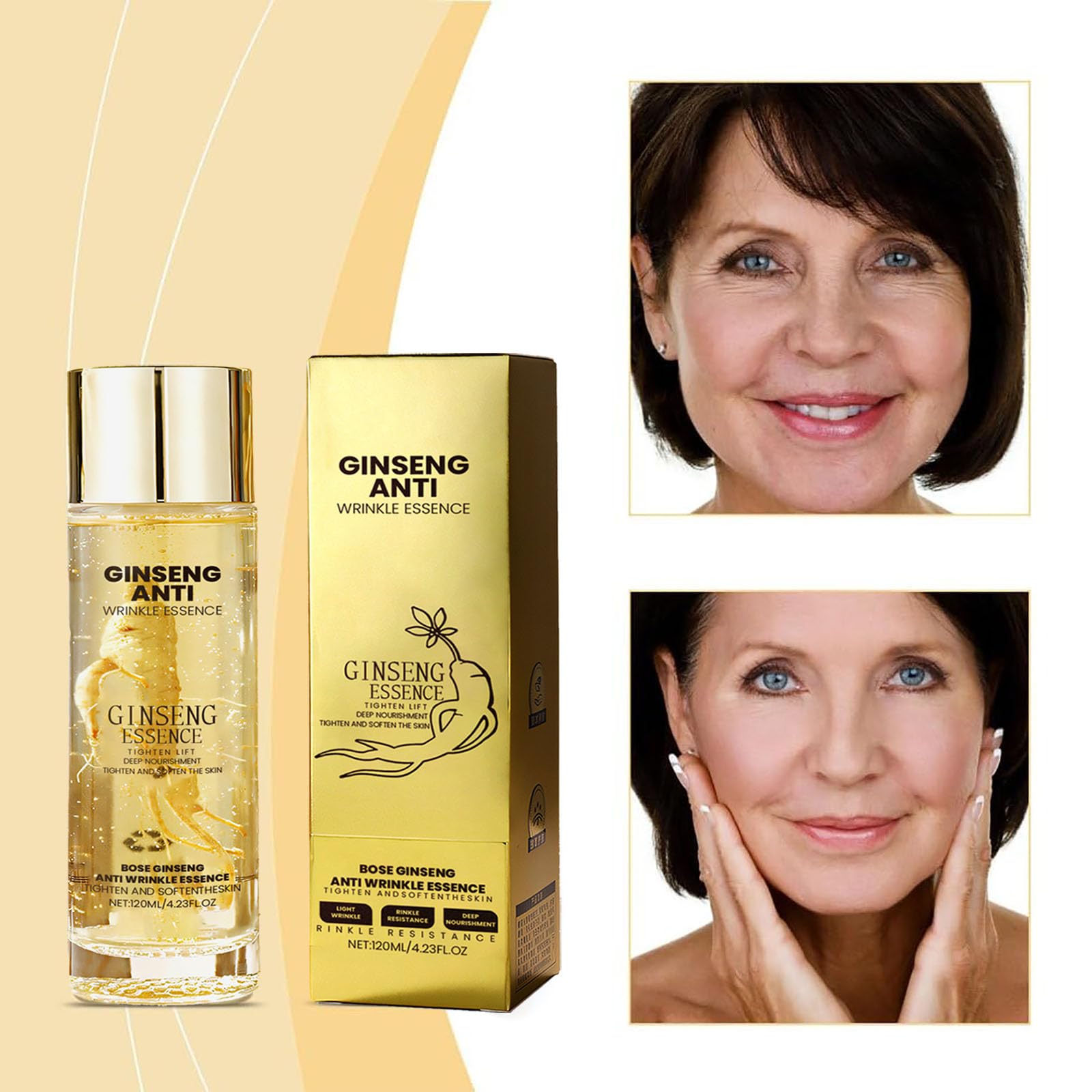 Foto 5 pulgar | Serum Essence Ginseng, Antiarrugas, Hidratante, 120 Ml, Para Toda La Piel - Venta Internacional.