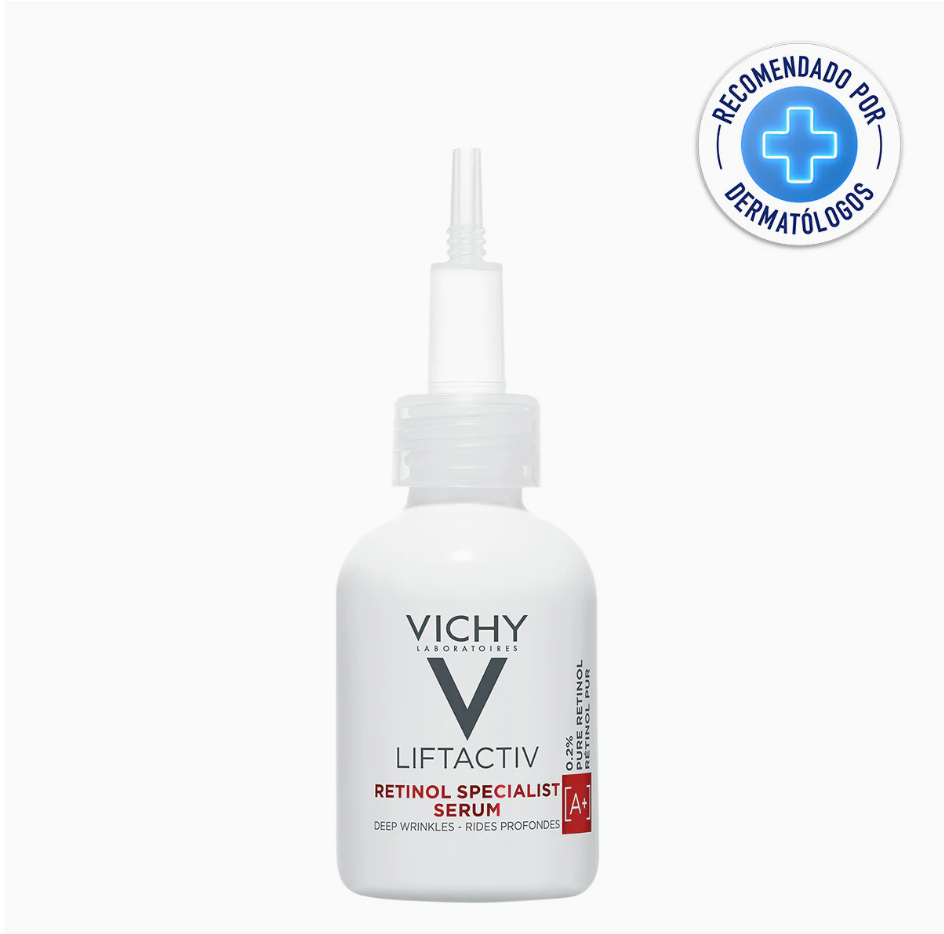 Foto 2 pulgar | Vichy Liftactiv Retinol Serum Facial 30ml | Antiedad, Arrugas Profundas, Renovación Celular Noche