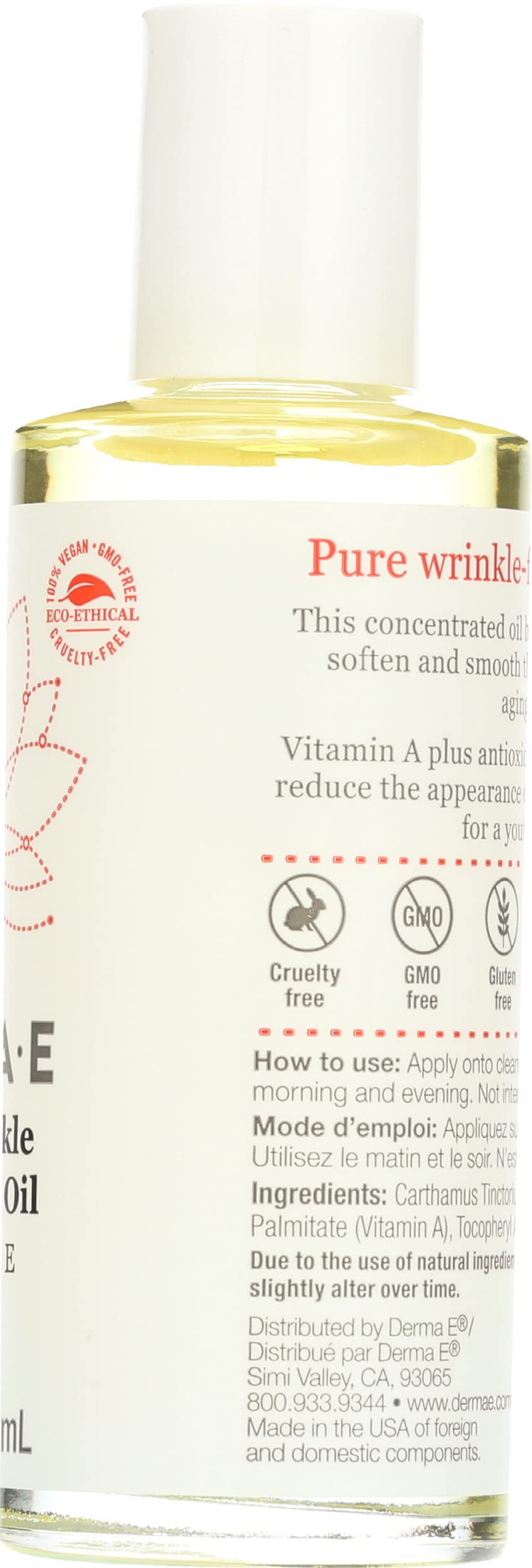 Foto 4 pulgar | Aceite de Tratamiento Antiarrugas Derma E 60 ml - Venta Internacional