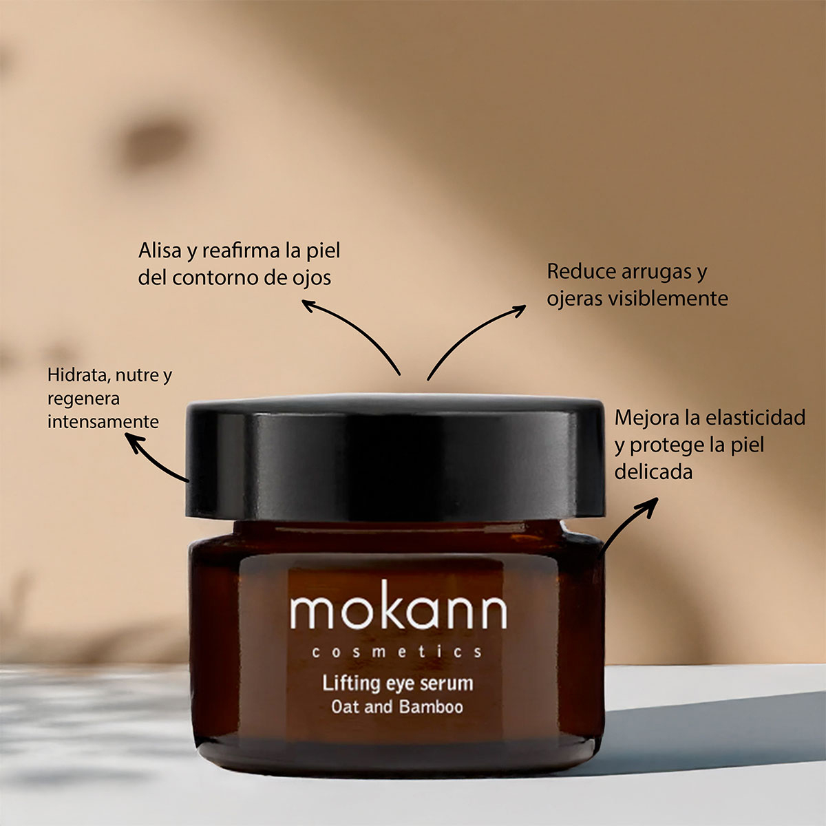 Foto 2 | Serum Reafirmante Mokann Para Contorno De Ojos Y Ojeras 15ml