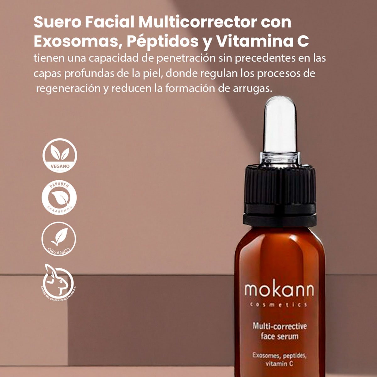 Foto 2 | Sérum Facial Mokann Antiedad Con Exosomas Y Vitamina C 12ml