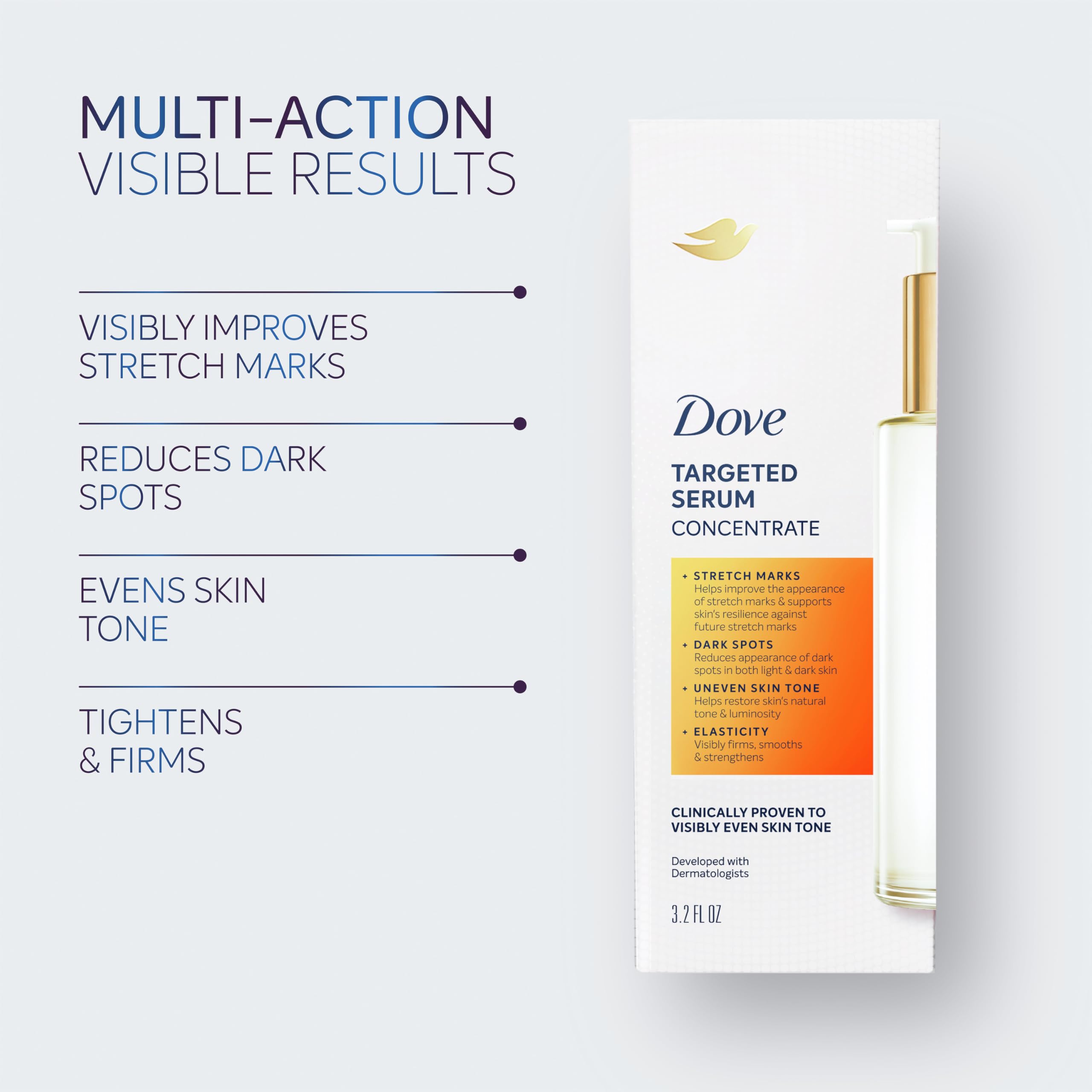 Foto 6 pulgar | Serum Dove Dirigido A Estrías Y Manchas Oscuras, 90 Ml - Venta Internacional.