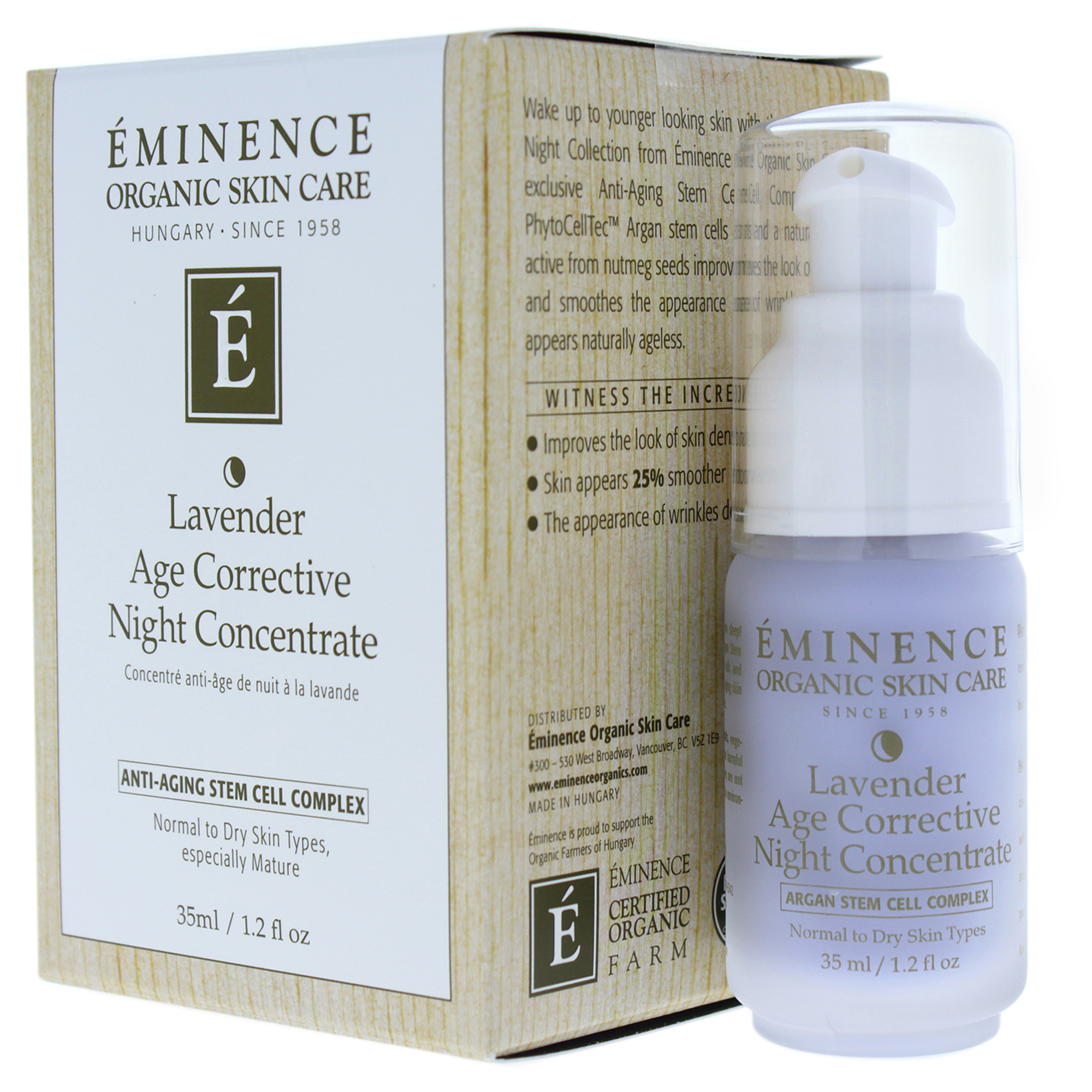 Foto 4 pulgar | Concentrado Nocturno Eminence Lavender Age Corrective 60 Ml - Venta Internacional.