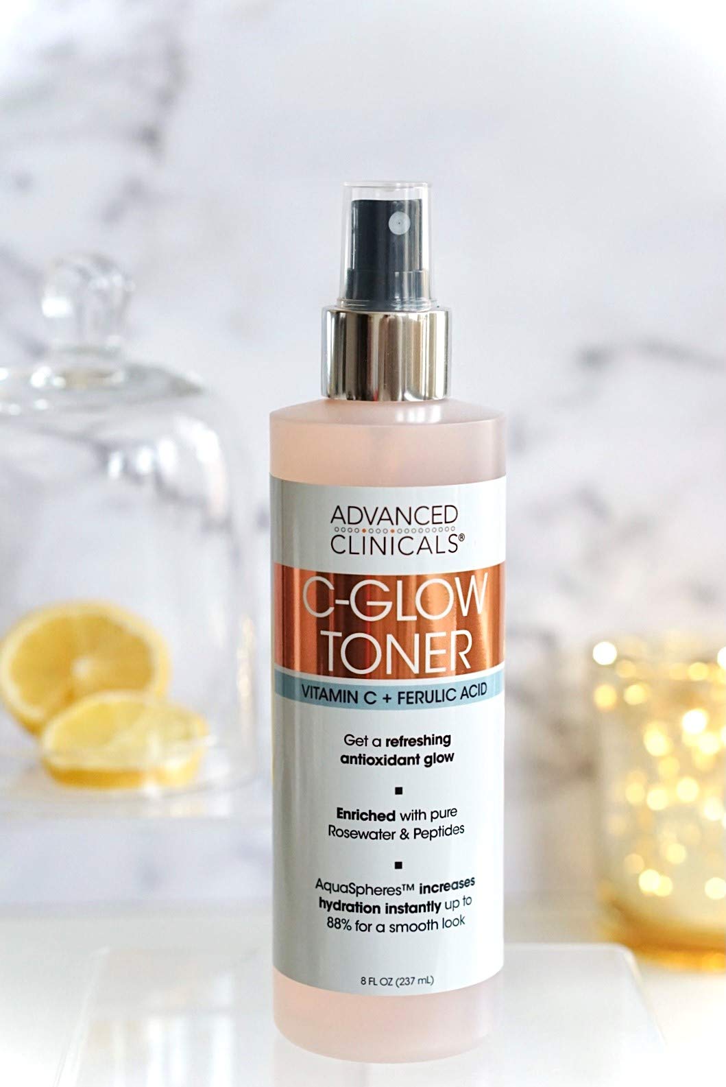 Foto 4 pulgar | Tónico Facial En Aerosol Advanced Clinicals Vitamin C Glow, 240 Ml - Venta Internacional.