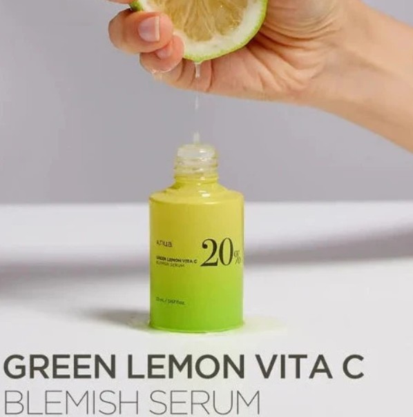 Foto 3 pulgar | Green Lemon Vitamin C Anua Blemish Serum 20g