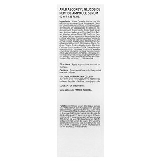 Foto 3 | Ampolla De Péptido De Glucósido De Ascorbilo Aplb En Suero 40 Ml - Venta Internacional.