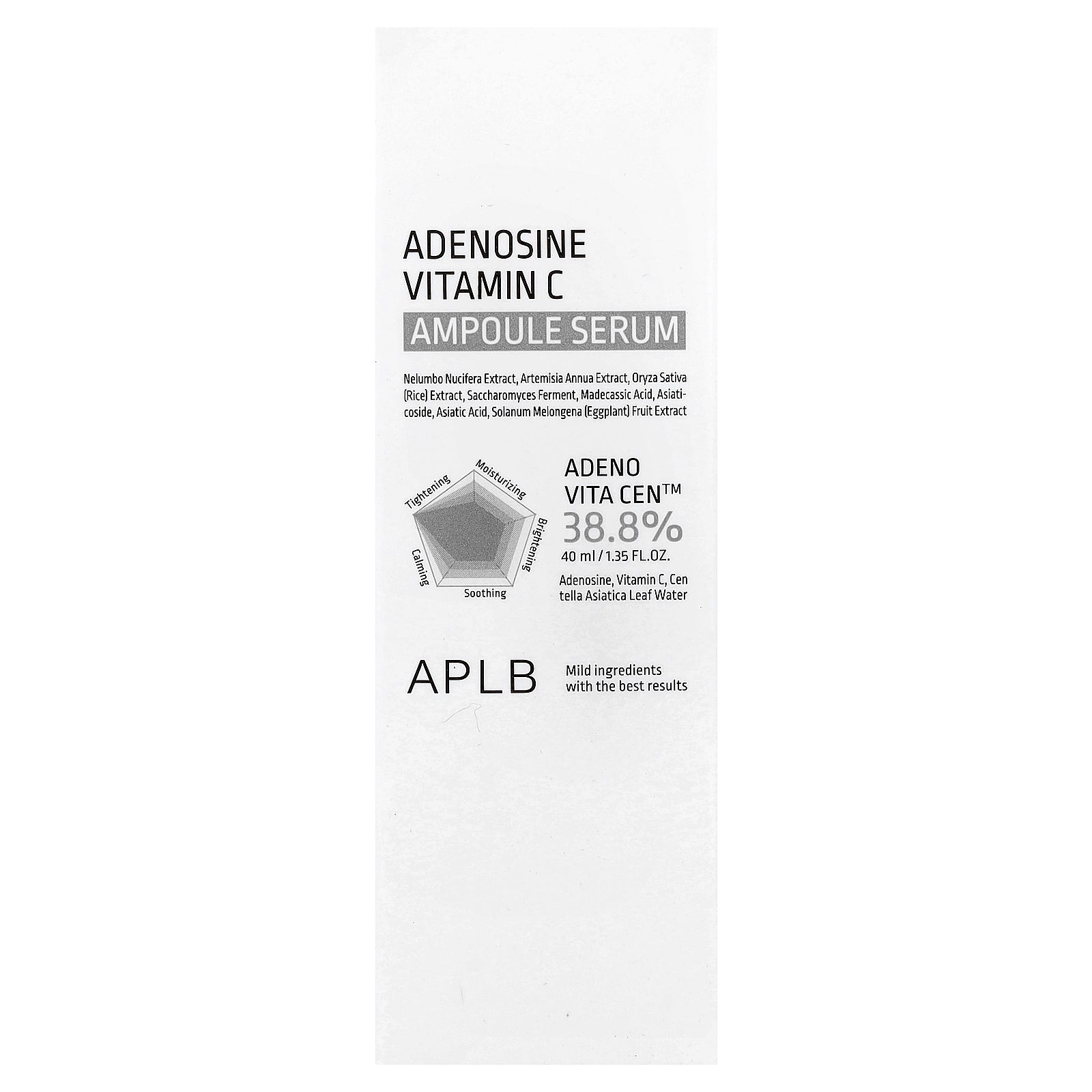 Foto 2 | Serum Aplb  Ampolla De Adenosina Y Vitamina C  40 Ml - Venta Internacional.