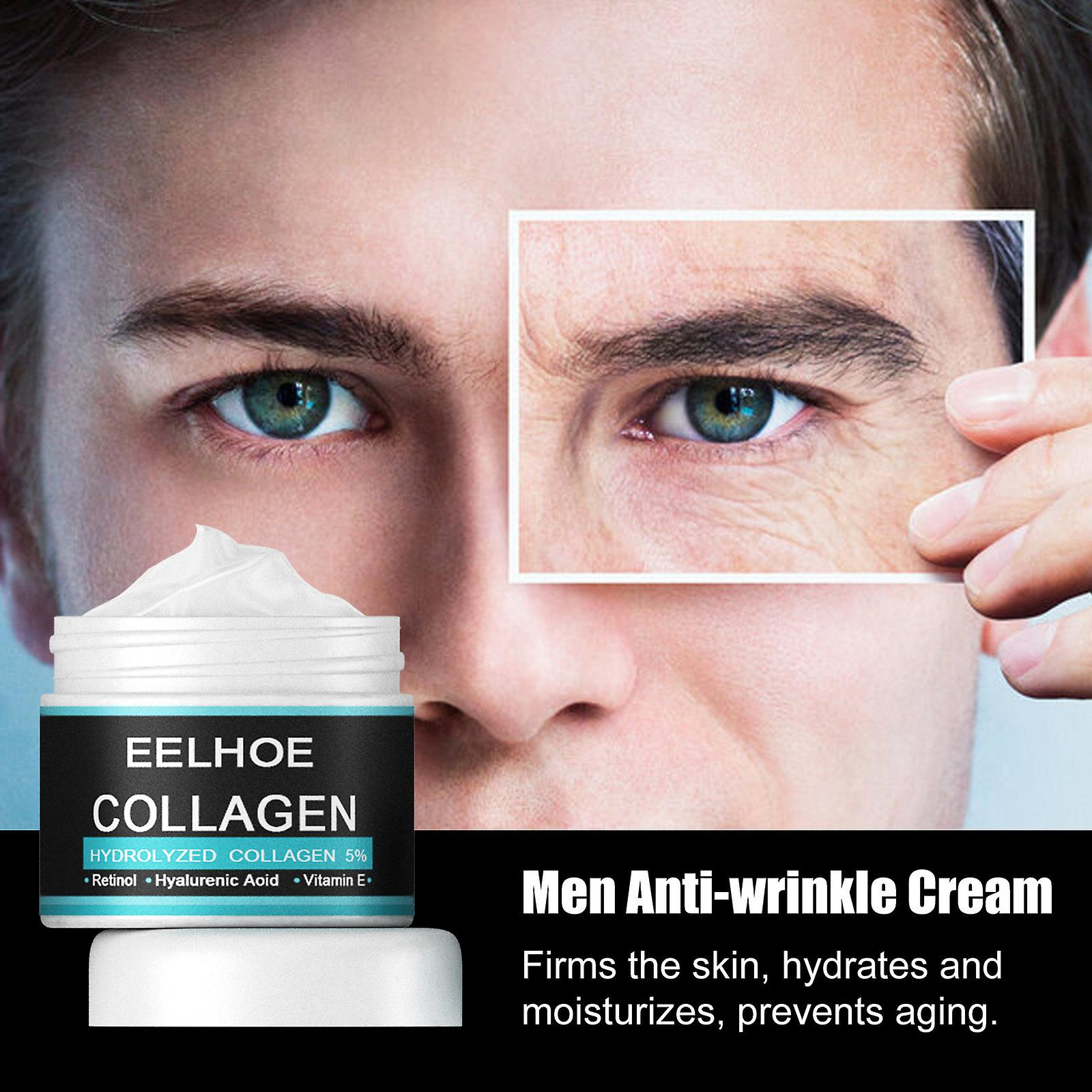 Foto 6 pulgar | Crema De Colágeno Huoguo Para Hombre Antienvejecimiento Y Arrugas Día/noche - Venta Internacional.