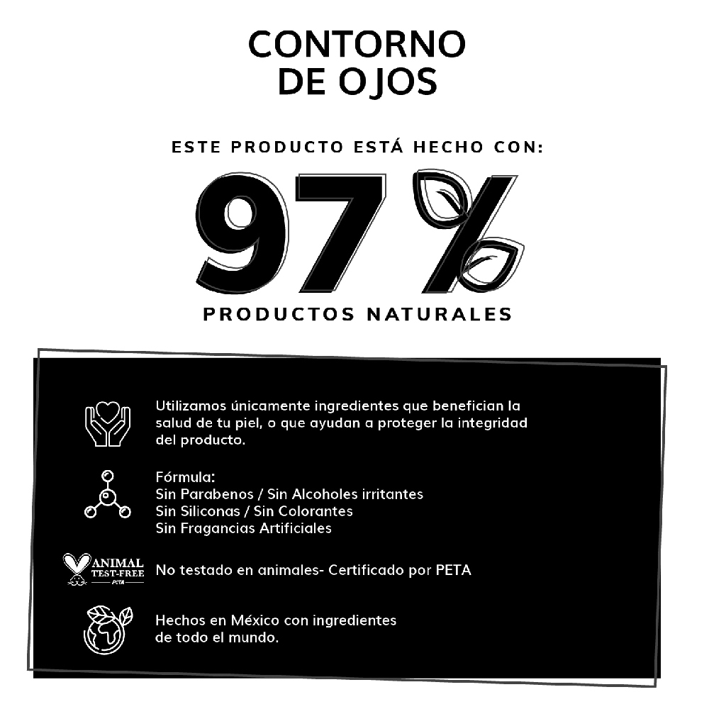 Foto 7 | Crema Facial para Contorno de Ojos Quotidien con Extracto de Ginko Biloba 15 ml