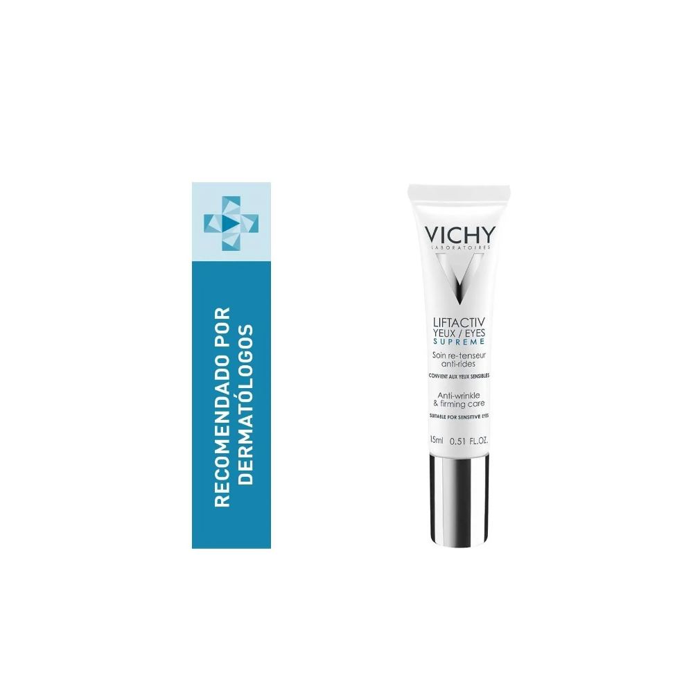 Foto 3 pulgar | Crema Vichy Anti-edad Contorno Ojos Supreme Liftactiv 15 ml color Blanco