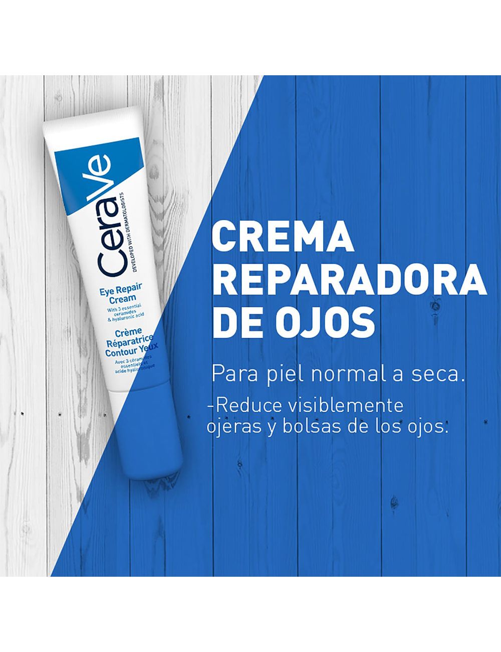 Foto 4 pulgar | Crema Reparadora Cerave color Blanco Contorno Ojos 14 ML