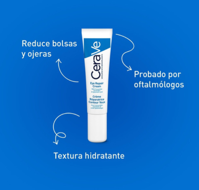 Foto 3 | Crema Eye Repair Cerave Día/Noche para Todo Tipo de Piel 14 ml