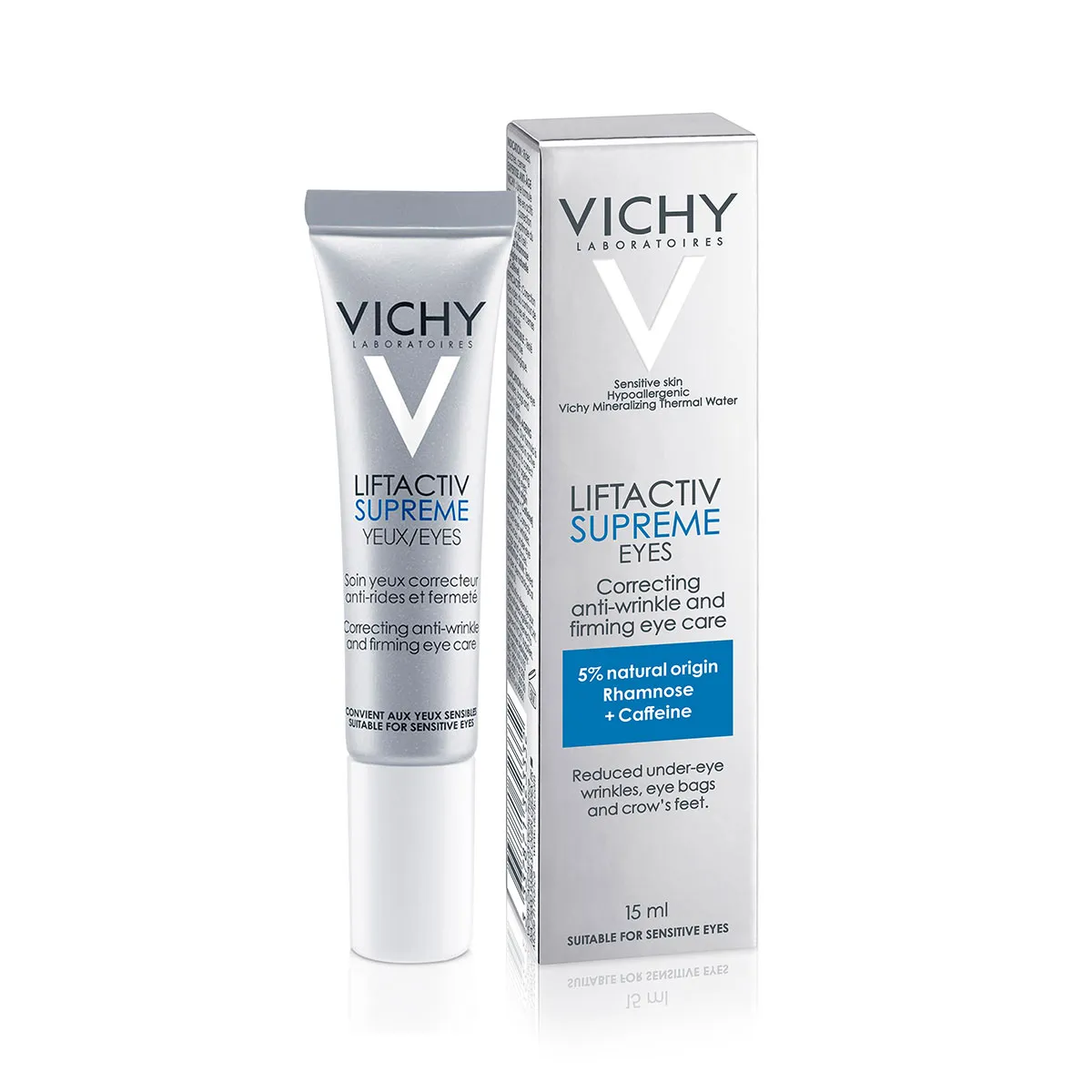 Foto 3 pulgar | Crema Antiedad para el Contorno de Ojos Vichy Liftactiv Supreme 15 ml