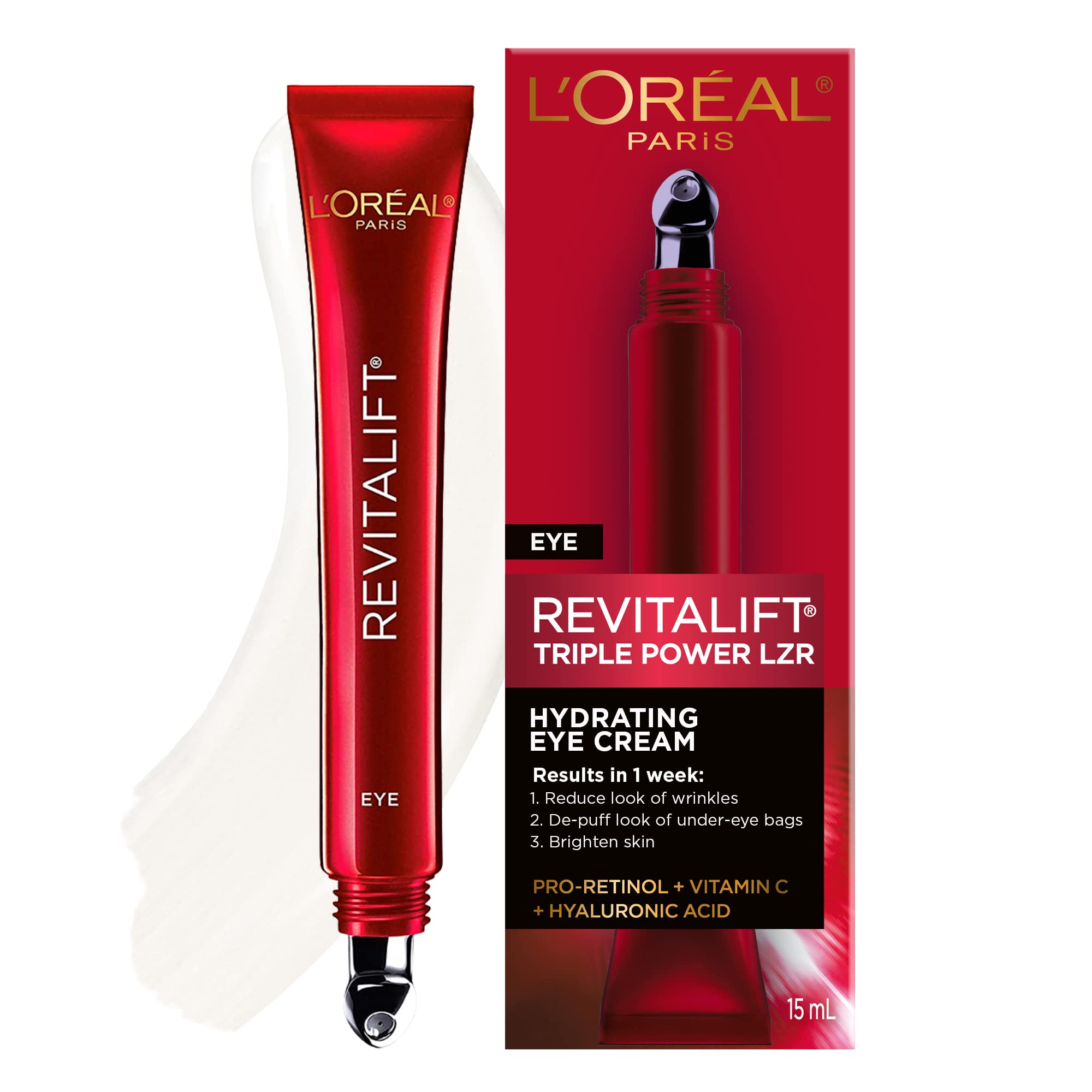 Crema de Ojos L'oreal Paris Revitalift Triple Power Antiedad - Venta Internacional