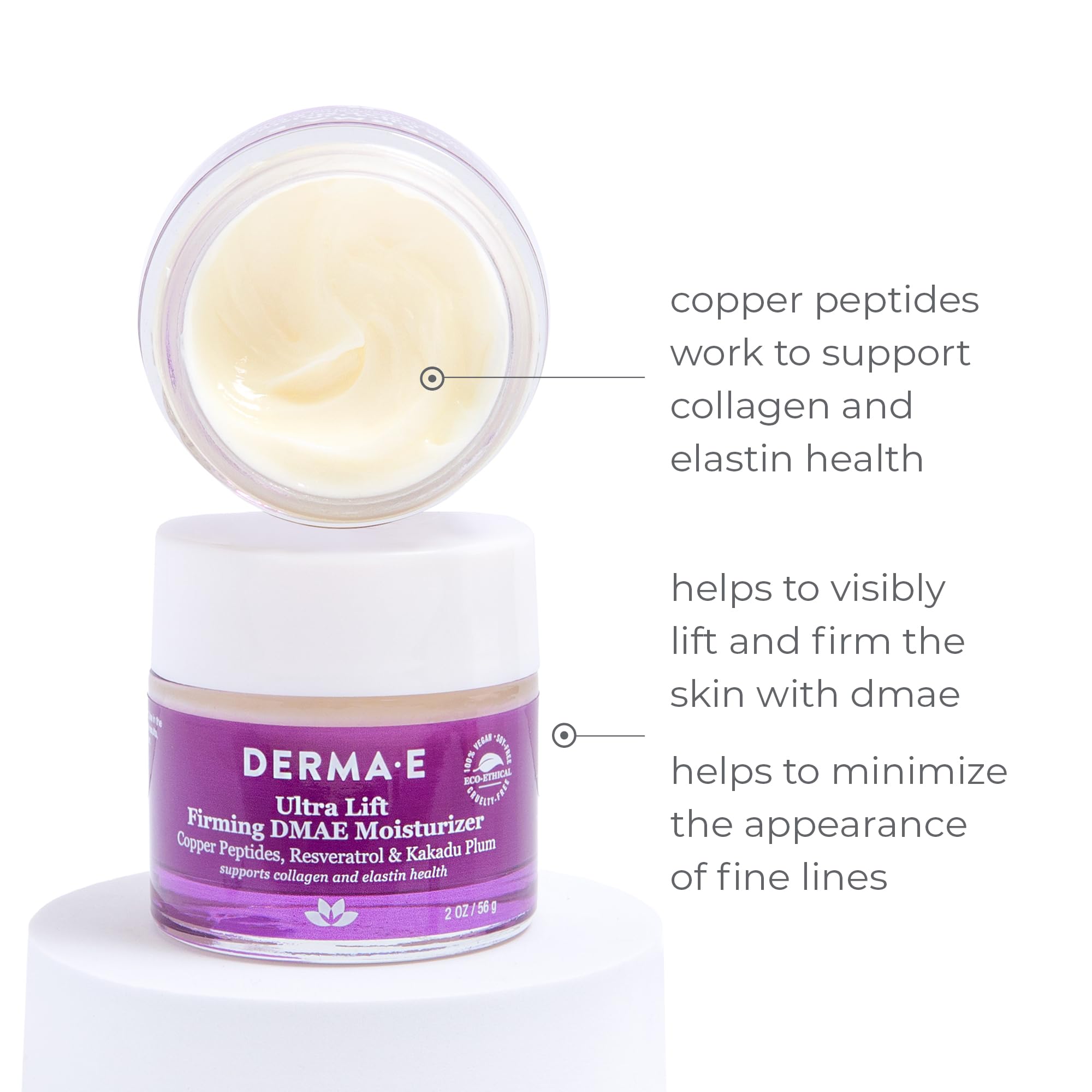 Foto 3 pulgar | Crema Hidratante Derma E Reafirmante Dmae Con Péptidos De Cobre 60 Ml - Venta Internacional.