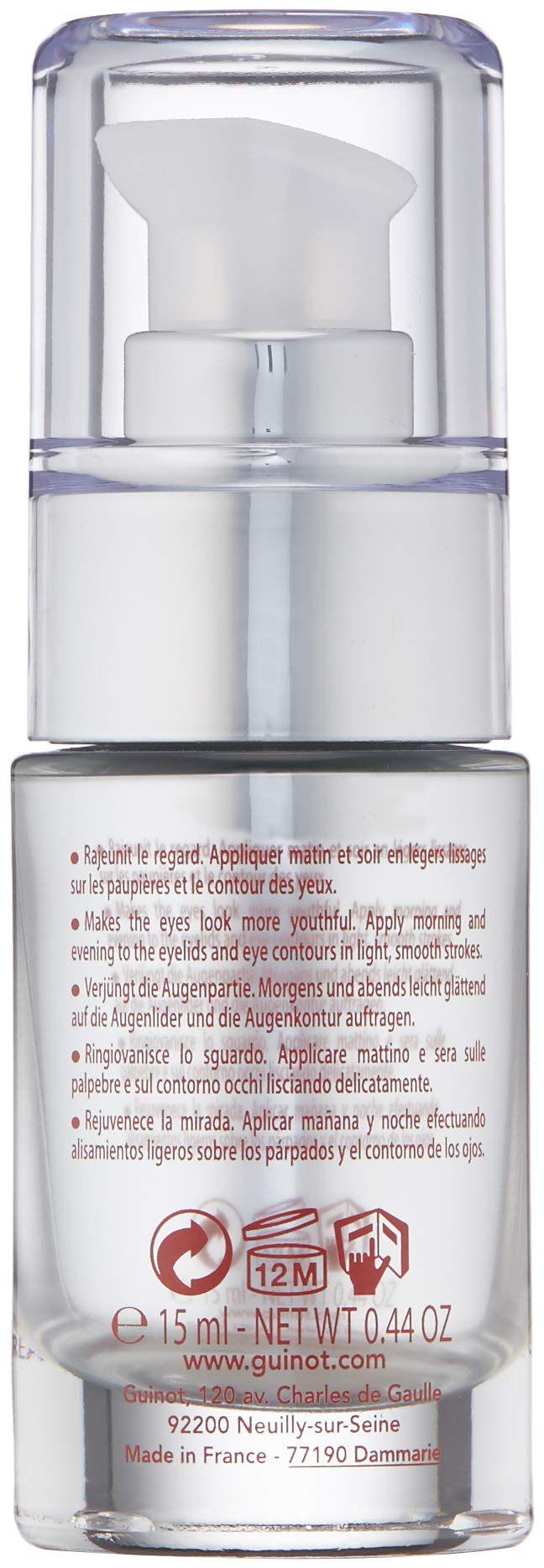 Foto 3 pulgar | Crema De Ojos Guinot Age Logic 15ml - Venta Internacional.