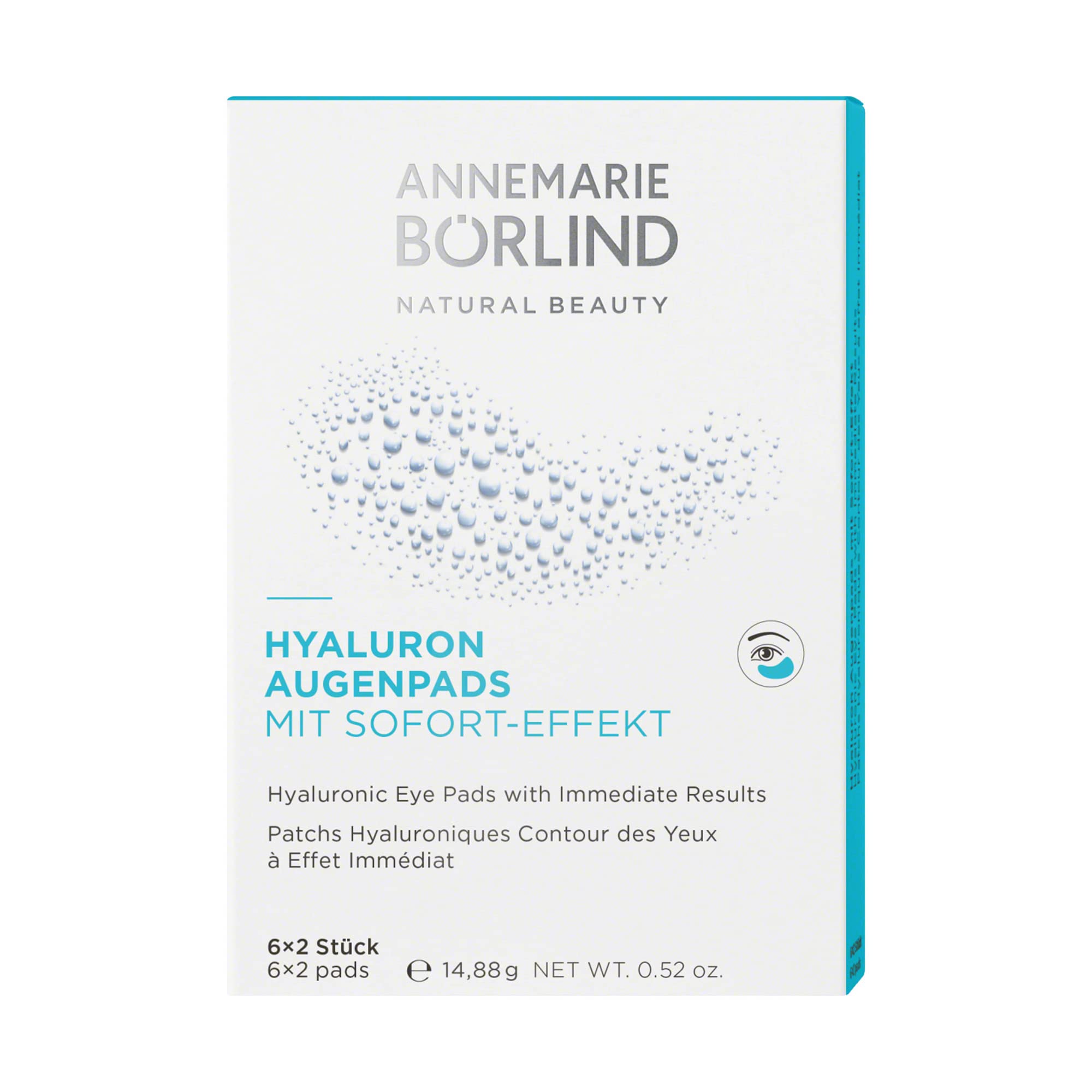 Foto 1 | Almohadillas Para Ojos Annemarie Börlind Hyaluronic Hidratantes Veganas 15 Ml - Venta Internacional.