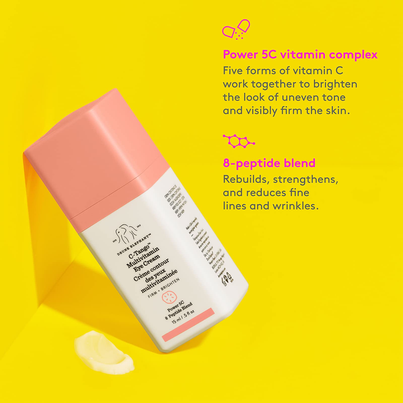 Foto 5 pulgar | Crema Para Ojos Drunk Elephant C-tango Con Vitamina C 15 Ml - Venta Internacional.