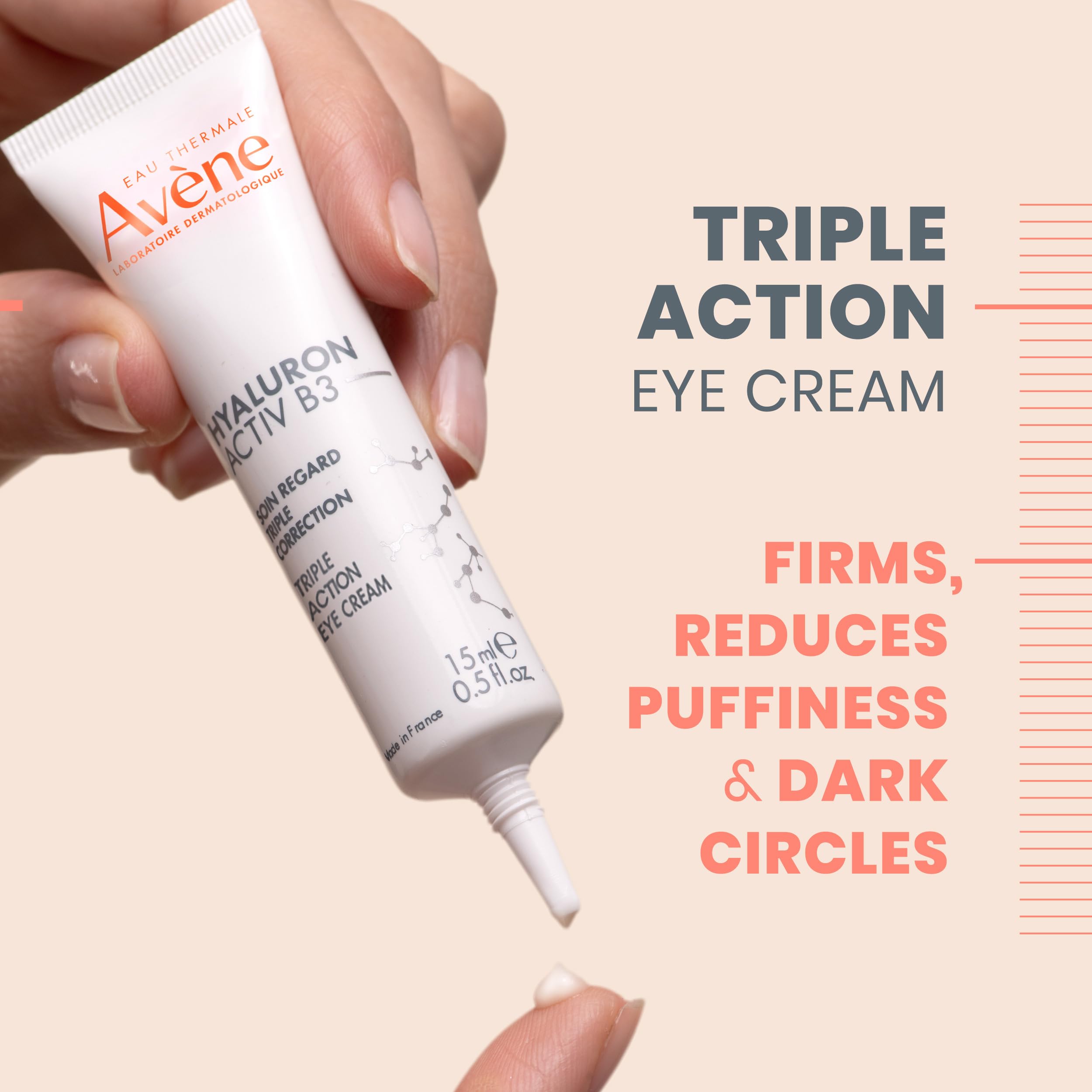 Foto 5 pulgar | Crema Para Ojos Avene Eau Thermale Hyaluron Activ B3 Triple Correction - Venta Internacional.