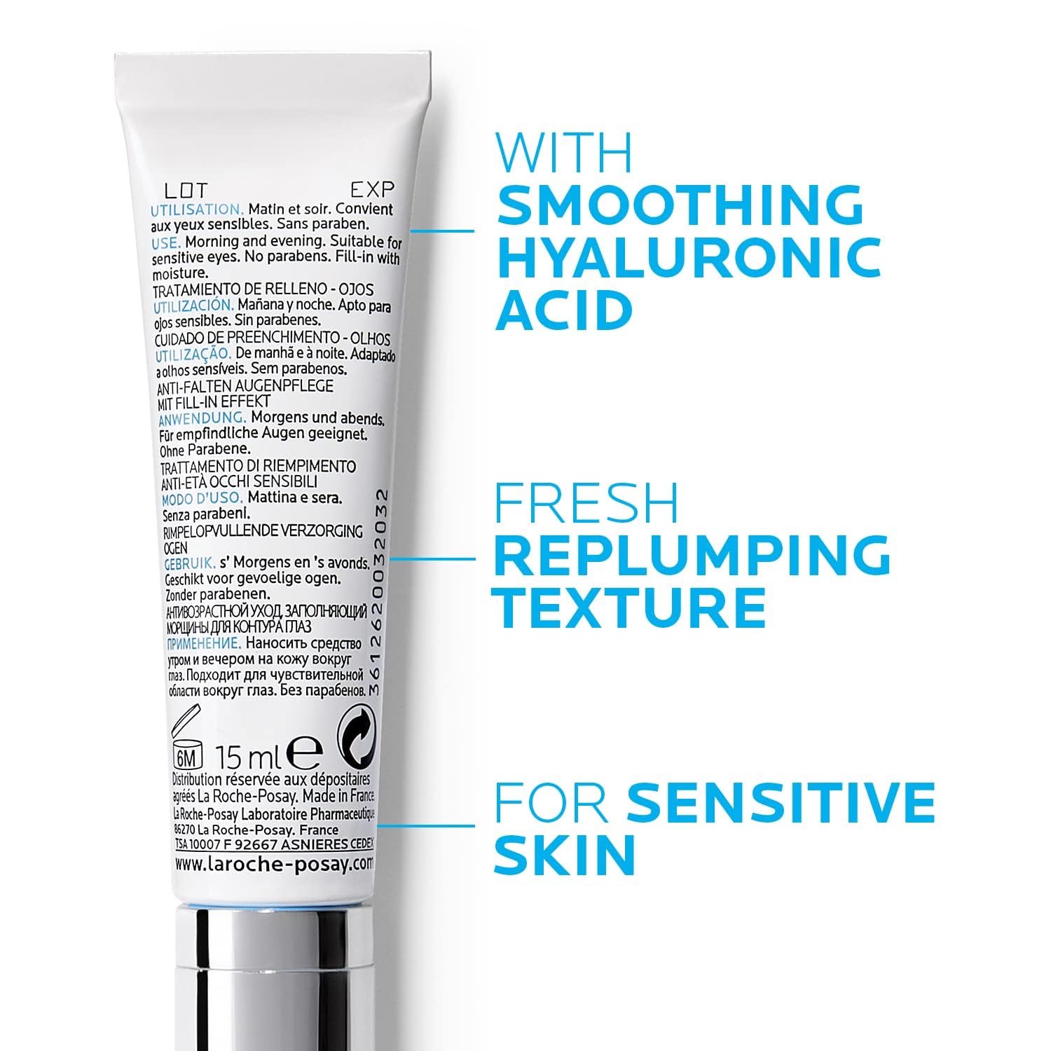Foto 6 pulgar | Crema Para Ojos La Roche-posay Redermic C Pure Vitamin C 15 Ml - Venta Internacional.