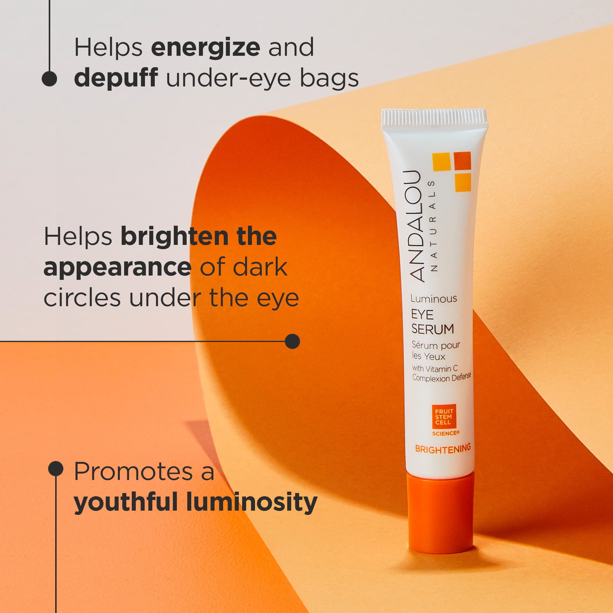 Foto 3 pulgar | Sérum Para Ojos Andalou Naturals Luminous Brightening, 18 Ml - Venta Internacional.