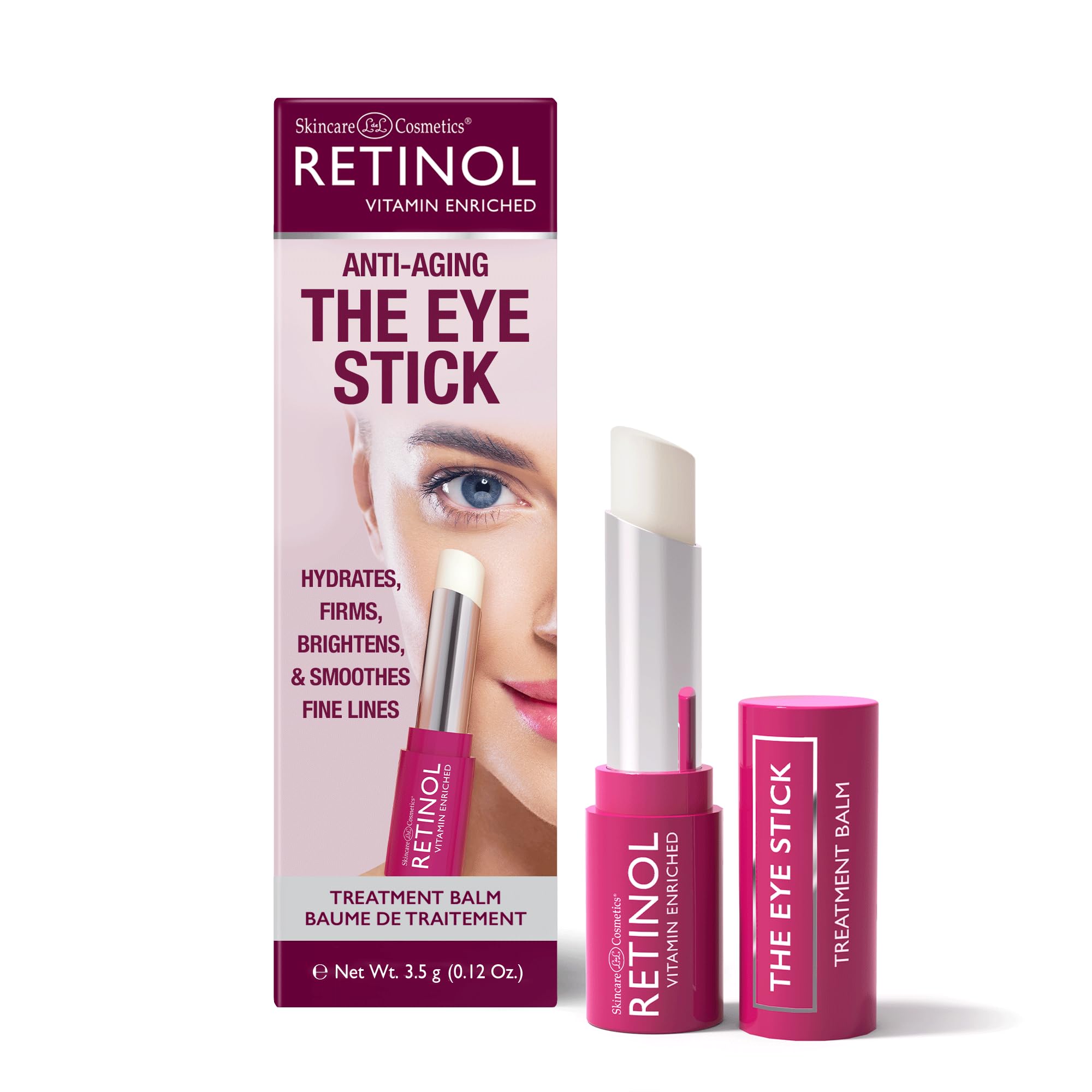 Foto 2 pulgar | Bálsamo De Tratamiento Antienvejecimiento Con Retinol En Barra Para Ojos, Reafirmante E Hidratante - Venta Internacion