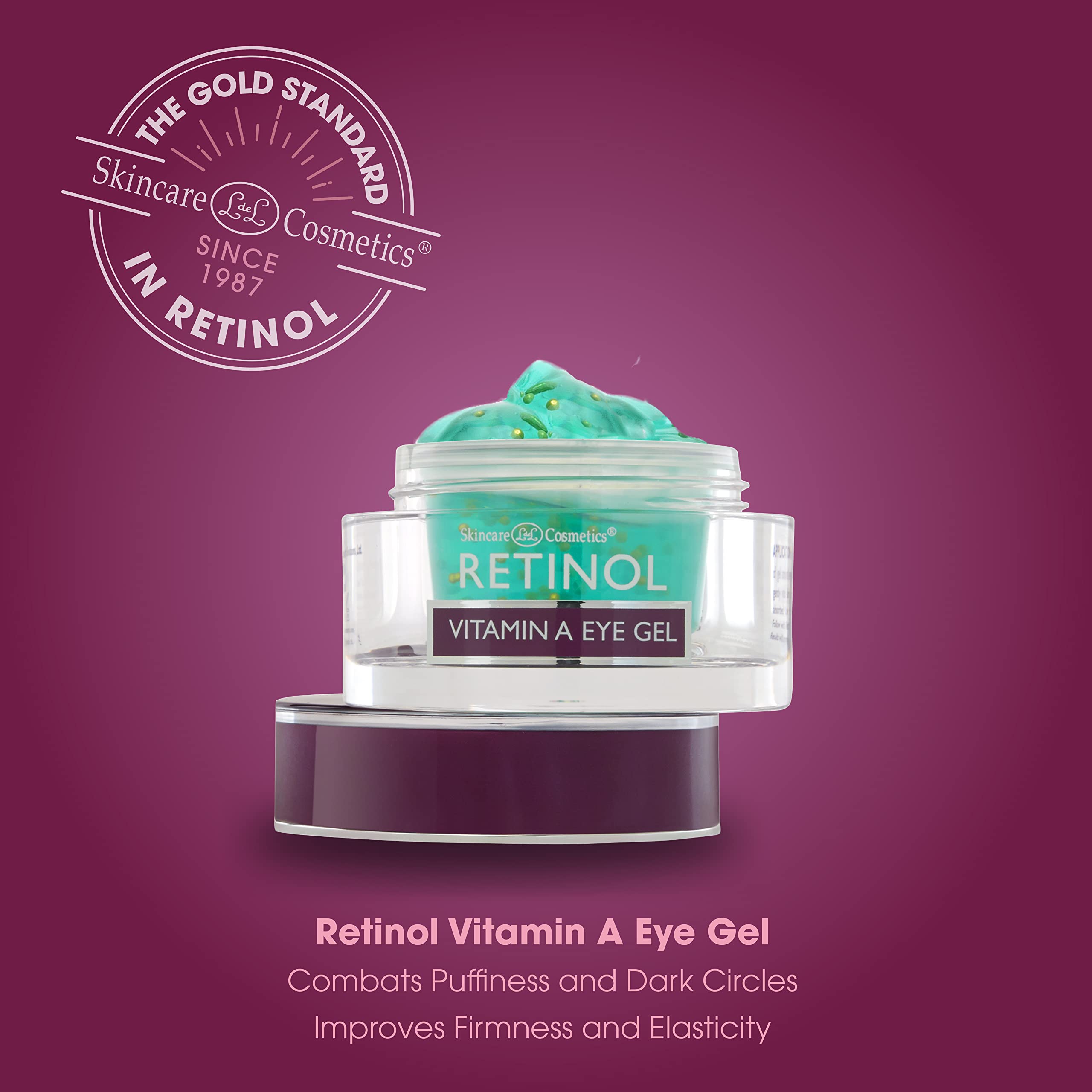 Foto 3 | Gel Para Ojos Con Retinol Y Vitamina A, Antienvejecimiento, 15 Ml, Con Hinchazón - Venta Internacional.