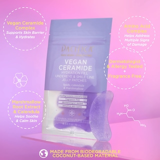 Foto 4 | Jelly Patches Pacifica Beauty, Ceramida Vegana, Hidratante - Venta Internacional.