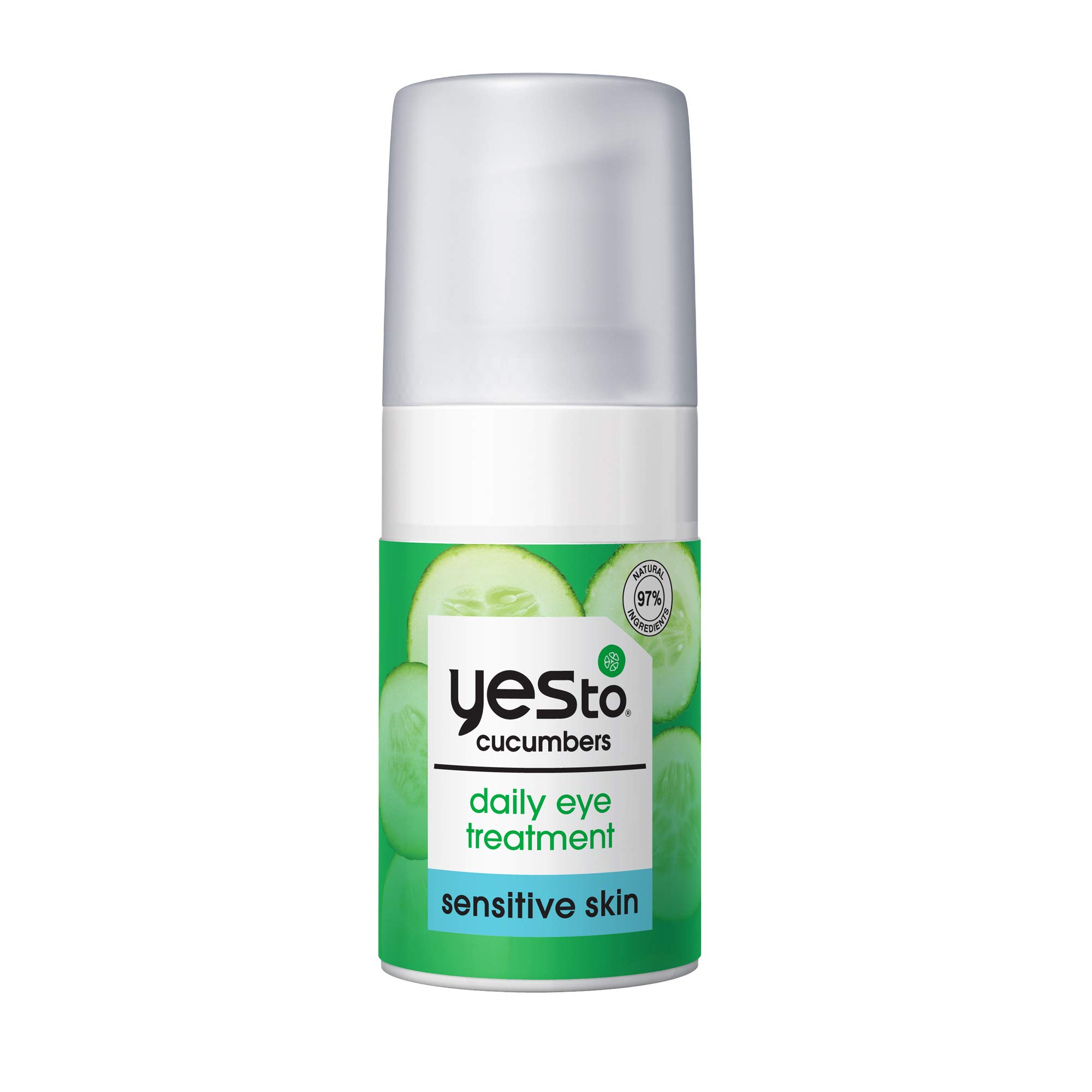 Tratamiento Para Ojos Yes To Cucumber, Hidratante Diario, 15 Ml - Venta Internacional.