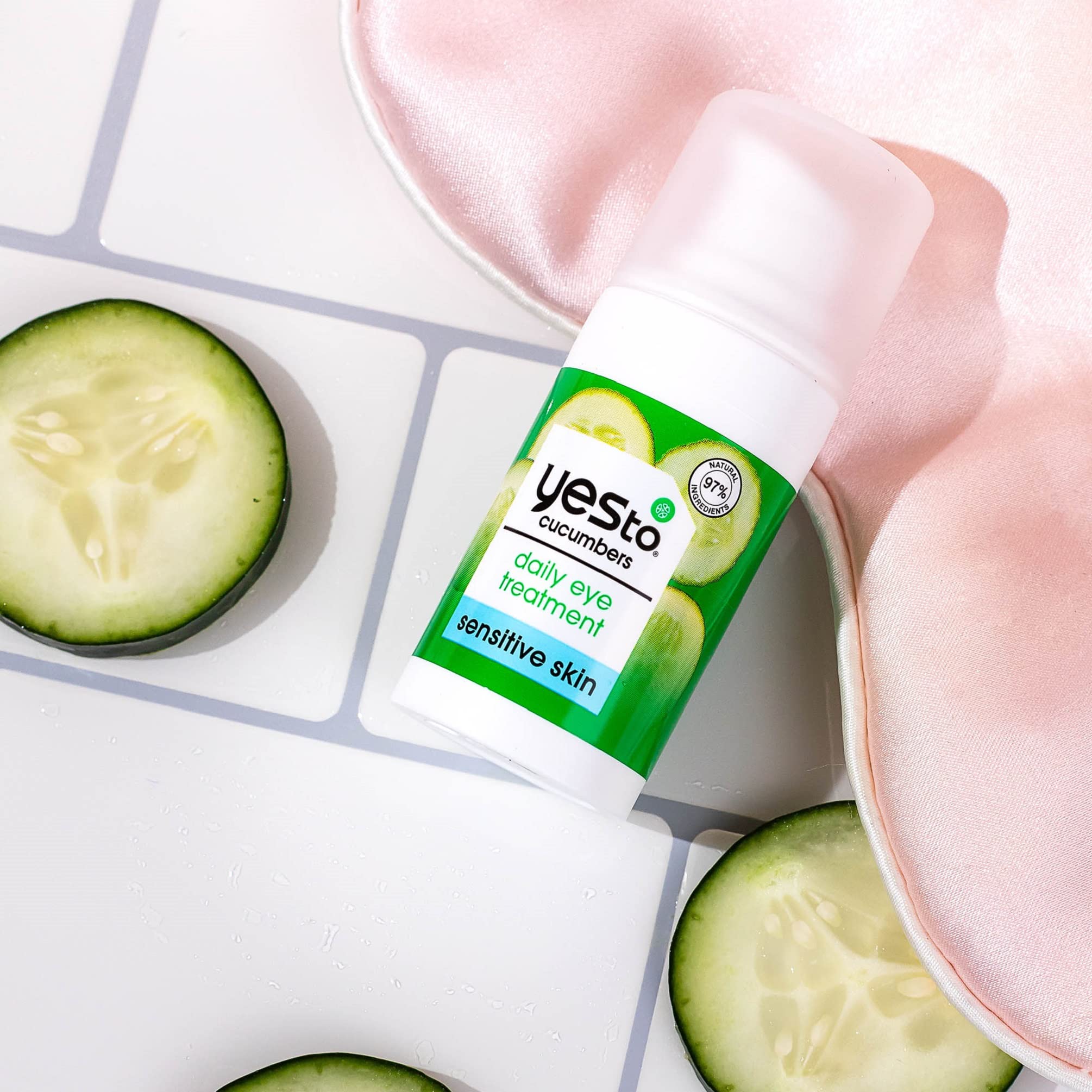 Foto 8 pulgar | Tratamiento Para Ojos Yes To Cucumber, Hidratante Diario, 15 Ml - Venta Internacional.